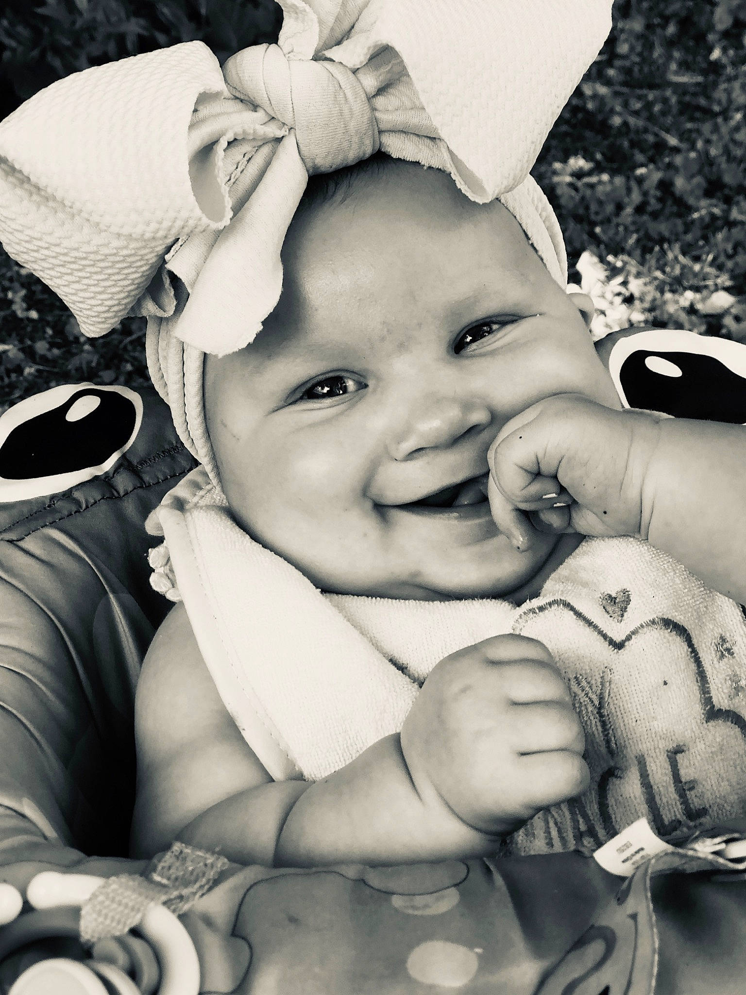 Nevaeh joined the competition — help win amazing prizes! baby, black_and_white, cheek, child, happy, joy, monochrome, monochrome_photography, person, photograph, photography, portrait_photography, skin, smile, style, toddler