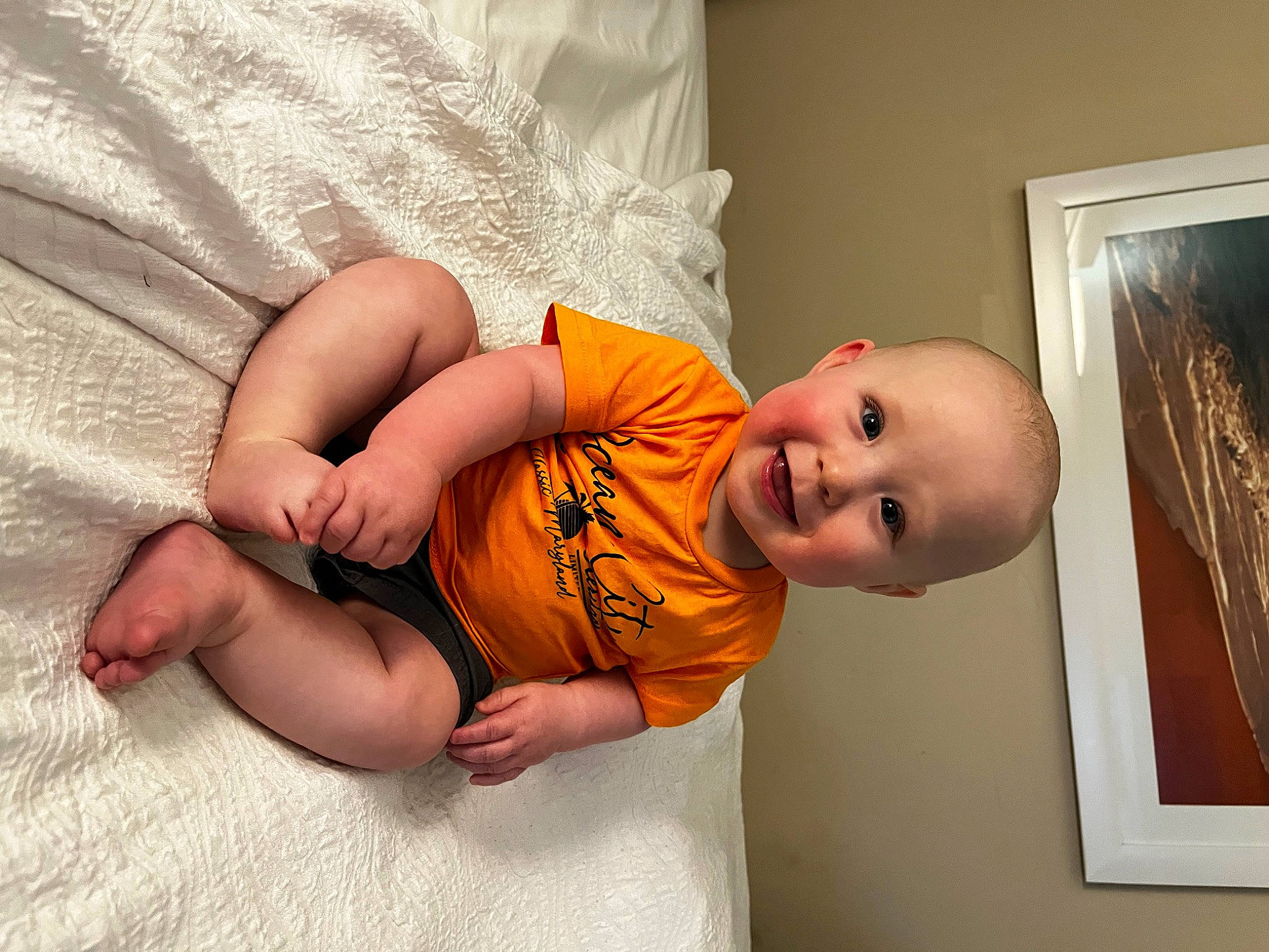 Colten joined the competition — help win amazing prizes! abdomen, arm, baby, baby_products, baby_toddler_clothing, chair, child, comfort, elbow, eye, finger, flooring, fun, joy, leg, person, picture_frame, smile, stomach, toddler