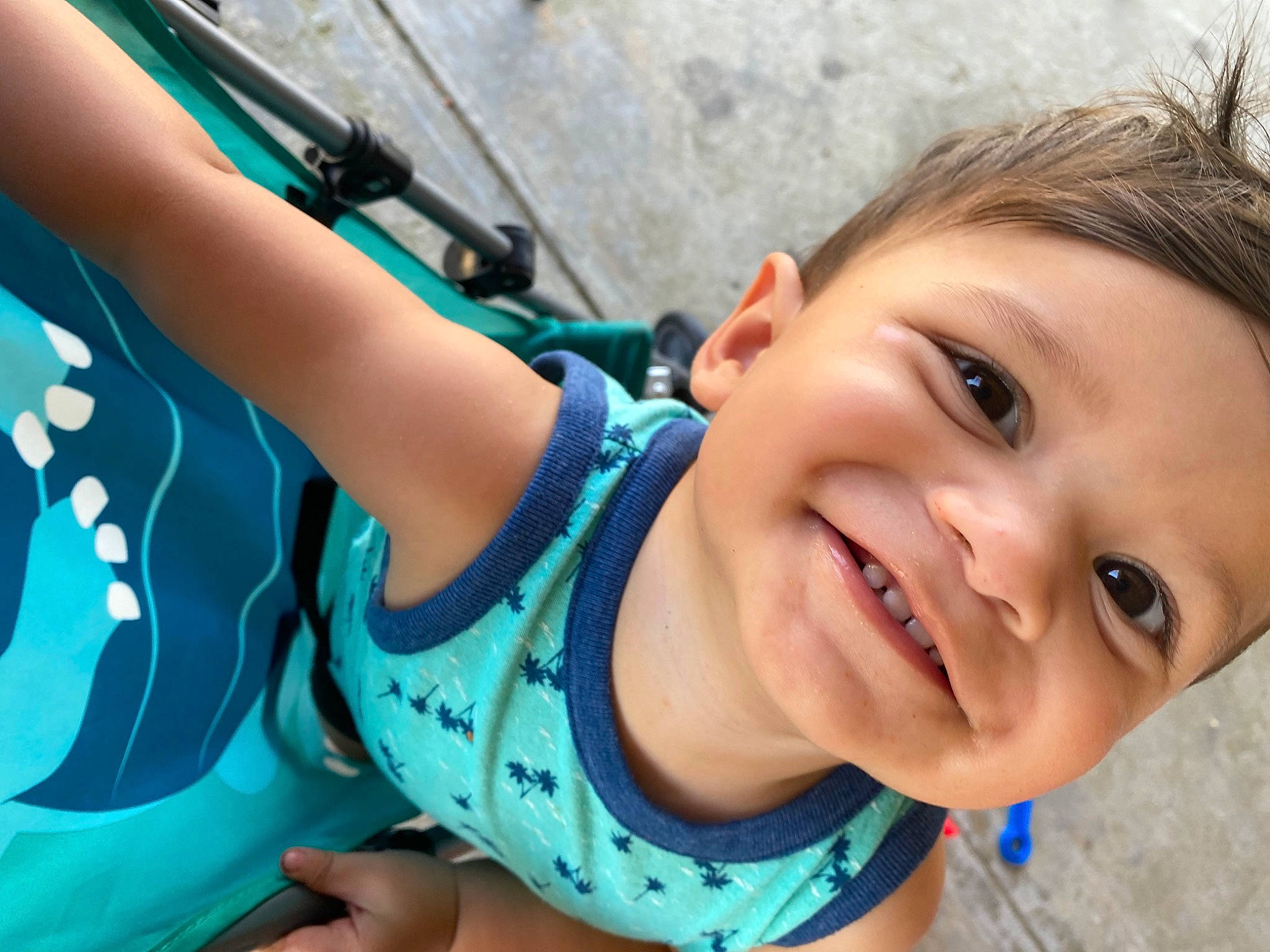 Fabian joined the competition — help win amazing prizes! baby, baby_toddler_clothing, chest, child, electric_blue, eye, eyelash, fun, happy, human_leg, joy, leg, leisure, lip, nose, person, play, recreation, skin, smile