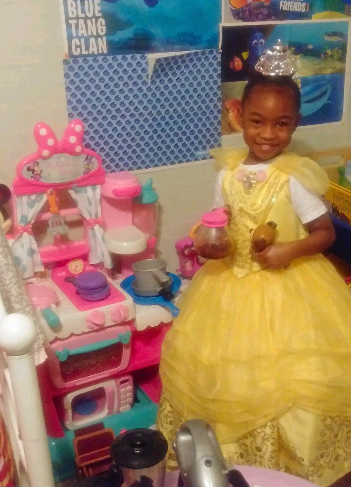 Khenzi is registered to the contest to win money with this photo: barbie, child, doll, dollhouse, event, fashion_design, fun, happy, joy, magenta, one_piece_garment, person, pink, plastic, play, room, ruffle, skin, smile, toddler