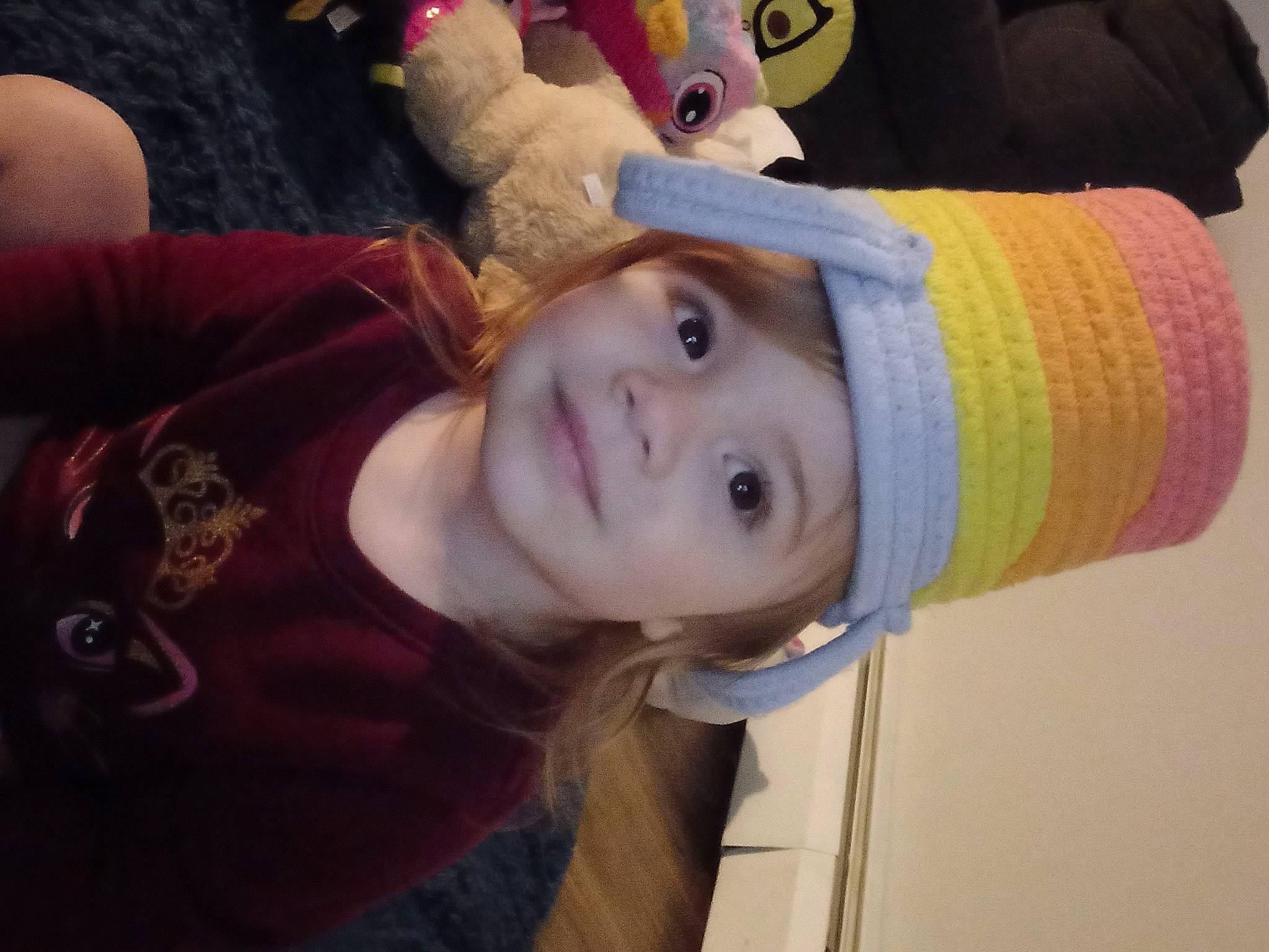 Cassie joined the competition — help win amazing prizes! baby, cheek, child, ear, eyelash, fashion_accessory, finger, fun, happy, hat, headwear, lip, mouth, nose, person, pink, selfie, skin, smile, textile