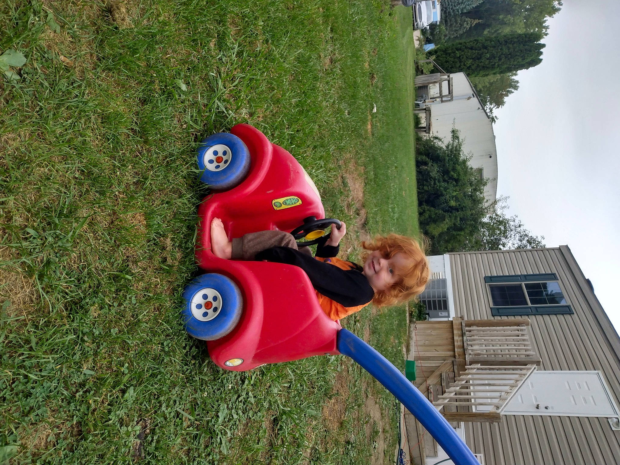 Rayleigh joined the competition — help win amazing prizes! baby_toys, building, chute, city, fictional_character, fun, grass, house, joy, leisure, outdoor_play_equipment, person, plant, play, playground, pole, recreation, sky, toddler, toy