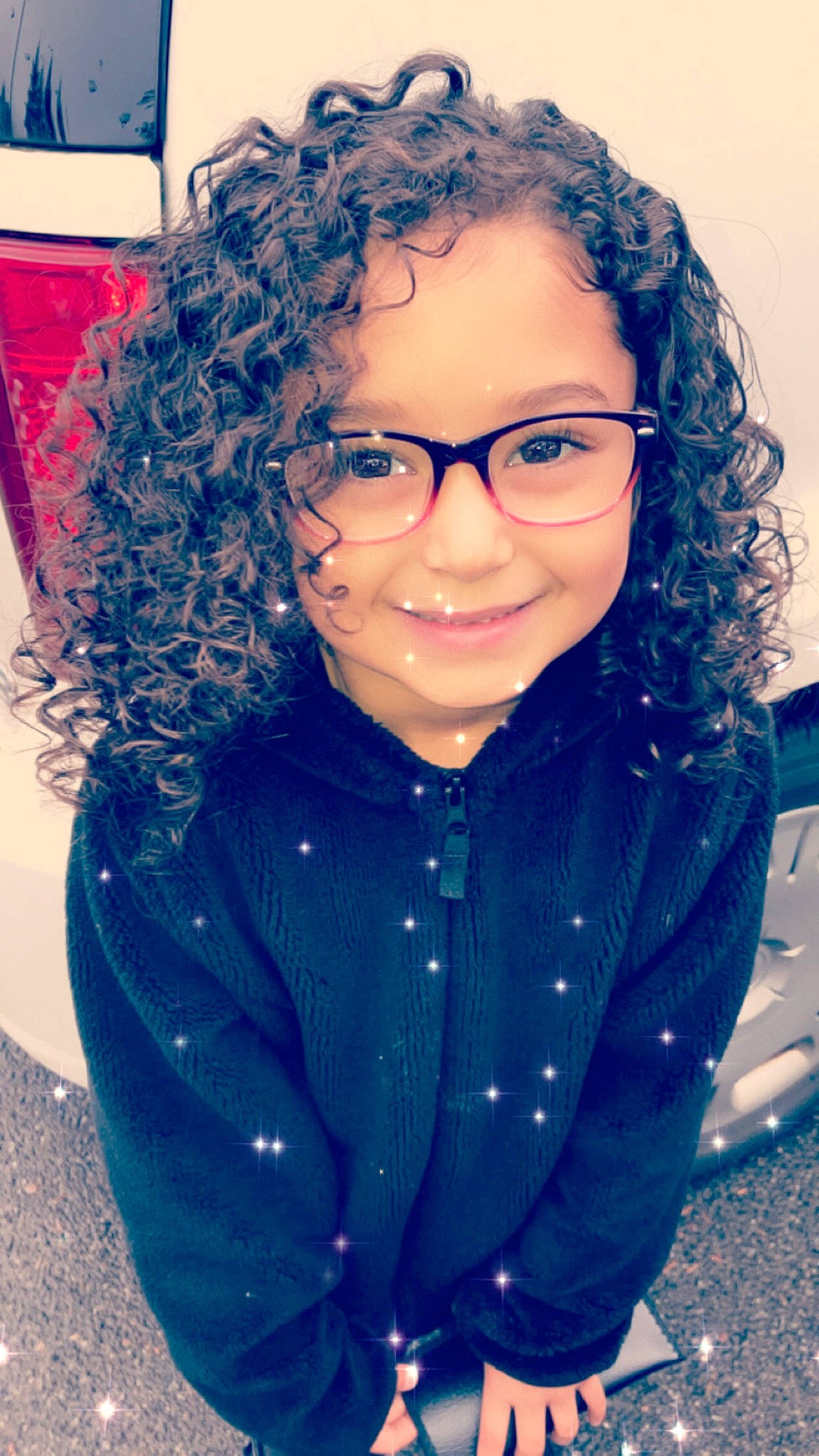 Lillyana is registered to the contest to win money with this photo: beauty, black_hair, blue, cool, emotion, eye, eyewear, face, facial_expression, fun, girl, glasses, hair, hair_coloring, hairstyle, head, human_hair_color, joy, person, smile