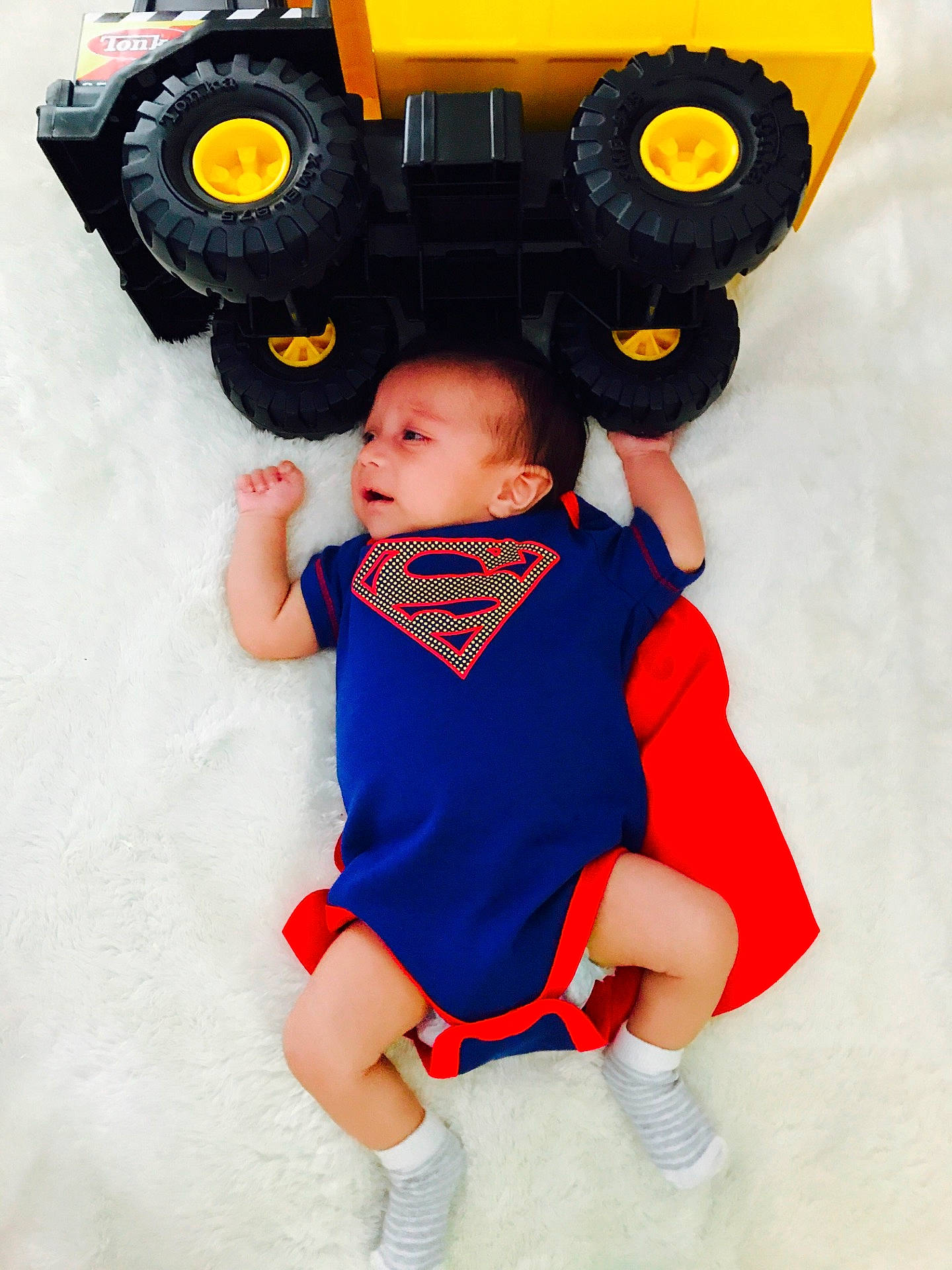 Israel is registered to the contest to win money with this photo: child, costume, fun, girl, person, product, red, shoulder, smile, textile, toddler, yellow