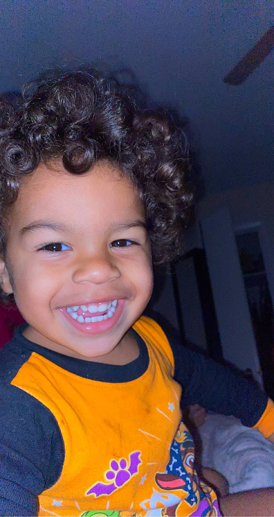 Hollis is registered to the contest to win money with this photo: active_shirt, baby_toddler_clothing, cheek, child, child_model, chin, cool, eyebrow, eyelash, forehead, hairstyle, happy, iris, jheri_curl, joy, laugh, person, pleased, ringlet, toddler