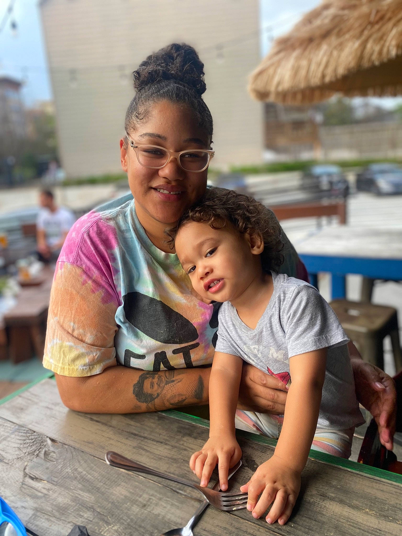 Randall Rj joined the competition — help win amazing prizes! adaptation, child, community, event, facial_expression, flooring, fun, grass, happy, joy, leisure, people, person, recreation, sitting, smile, summer, t_shirt, table, toddler