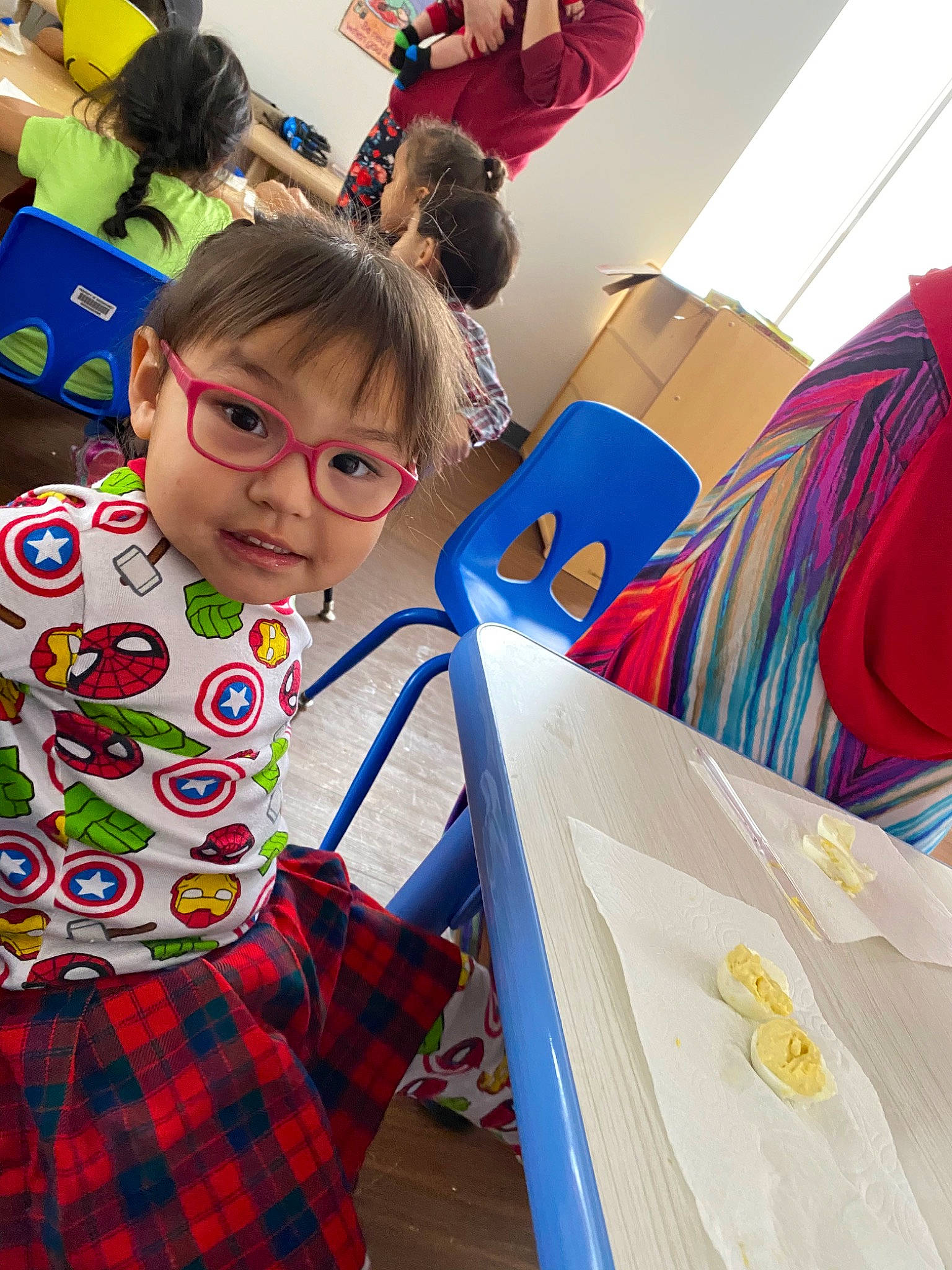 Zipporah is registered to the contest to win money with this photo: adaptation, art, child, glasses, leisure, party, pattern, person, play, reading, toddler