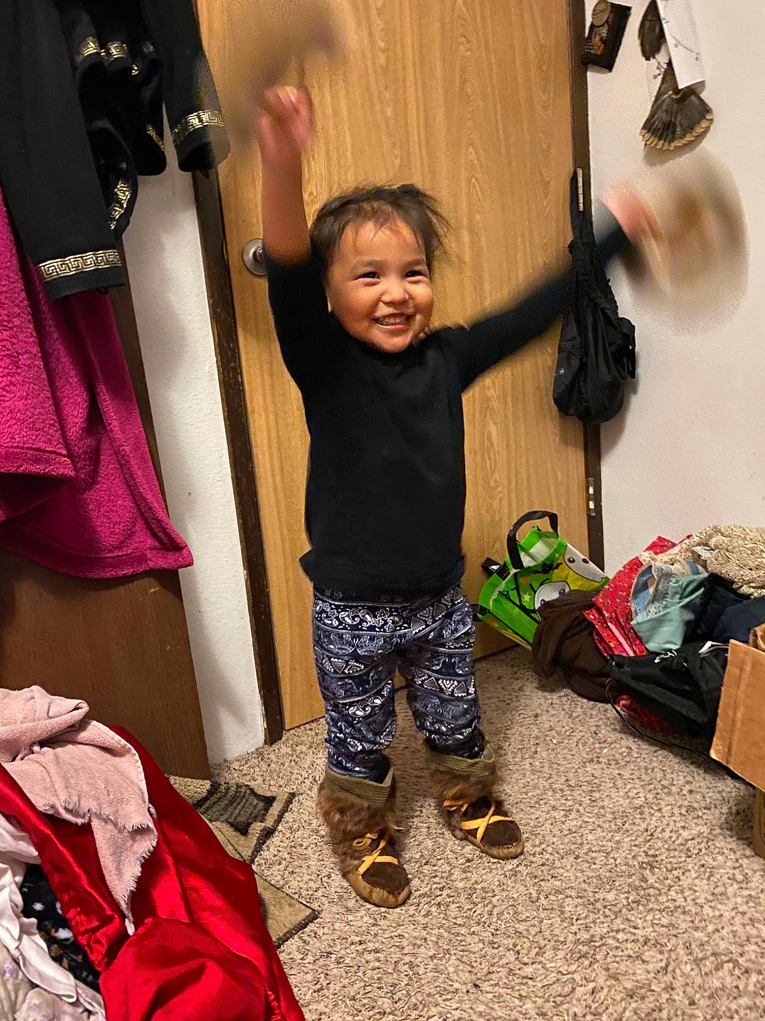 Zipporah joined the competition — help win amazing prizes! child, fun, joy, person, room, shoe, t_shirt, toddler