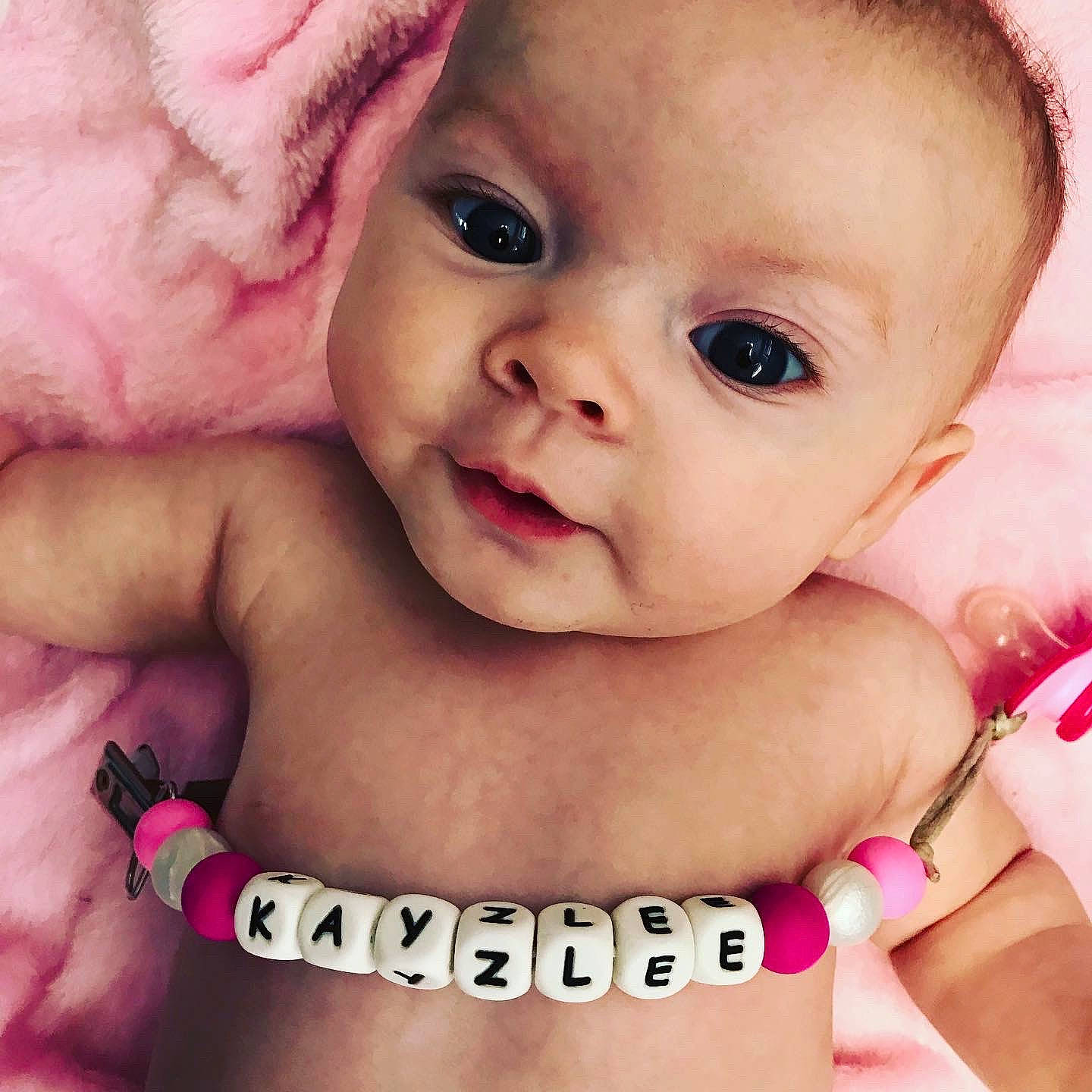 Kayzlee is registered to the contest to win money with this photo: baby, baby_making_funny_faces, beauty, cheek, child, chin, eye, eyebrow, face, facial_expression, head, human, lip, mouth, nose, organ, person, pink, skin, smile