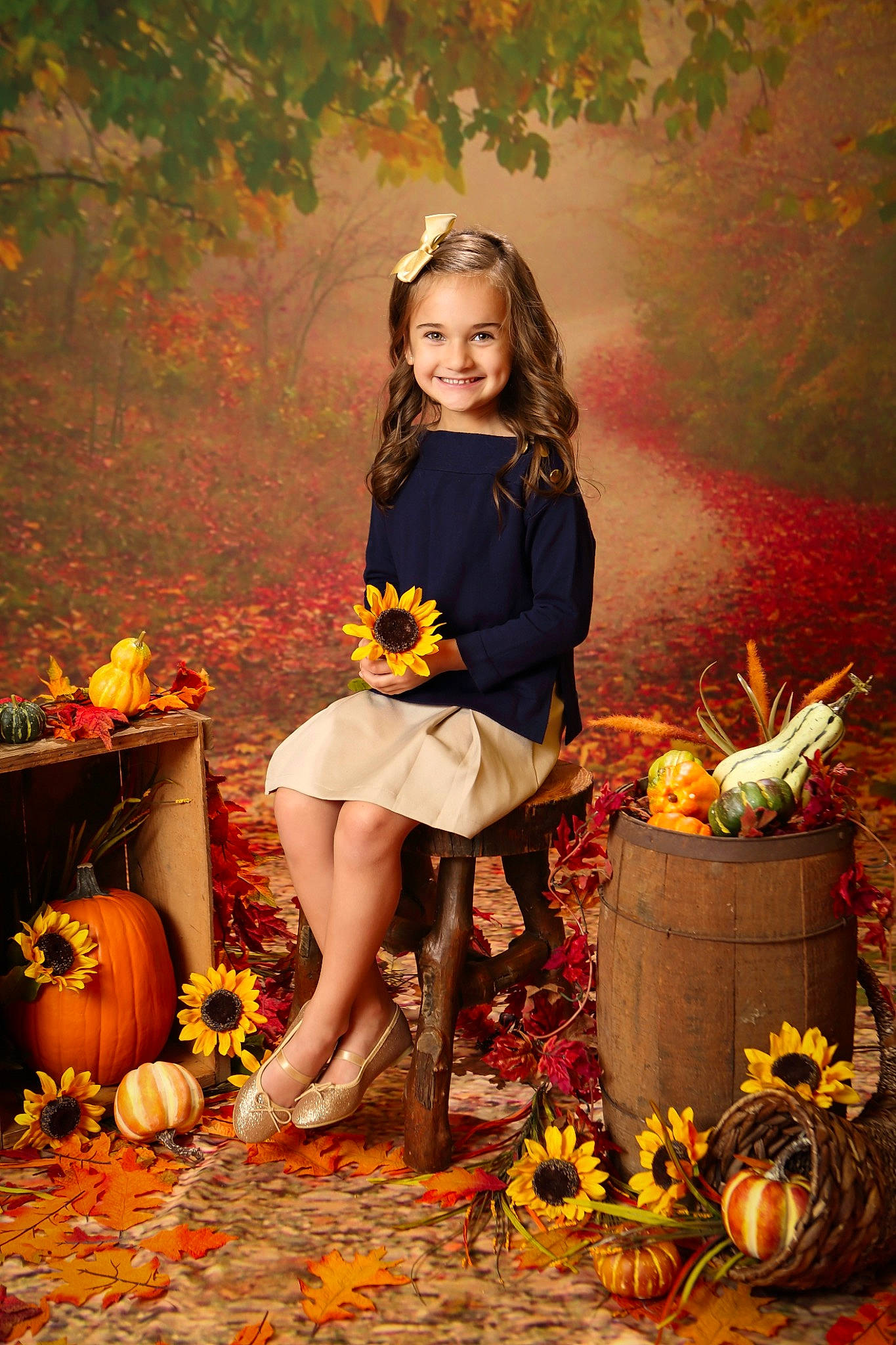 Bryleigh joined the competition — help win amazing prizes! _and_melon_family, _gourd, autumn, calabaza, child_model, cucumber, cucurbita, deciduous, fashion_accessory, fruit, gourd, hair_accessory, headpiece, joy, natural_foods, orange, peach, people_in_nature, person, produce