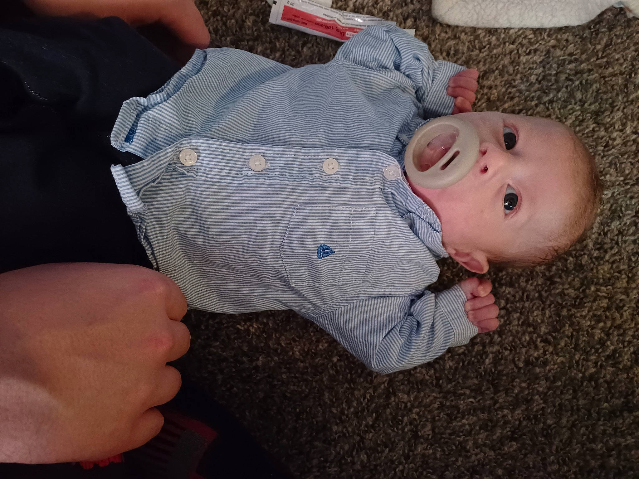 Odin joined the competition — help win amazing prizes! baby, baby_toddler_clothing, child, comfort, elbow, finger, gesture, grass, nail, pattern, person, sleeve, thumb, toddler, wrist