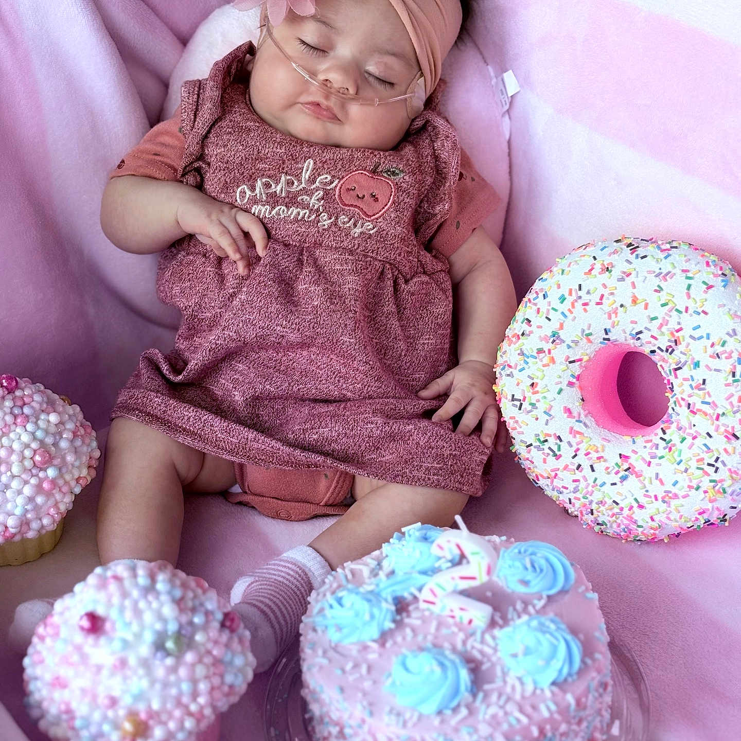 Jacqueline joined the competition — help win amazing prizes! baby, birthdaycake, cake, clothing, cream, cupcake, cushion, dessert, face, food, hat, head, homedecor, icing, newborn, people, person, photography, portrait, purple