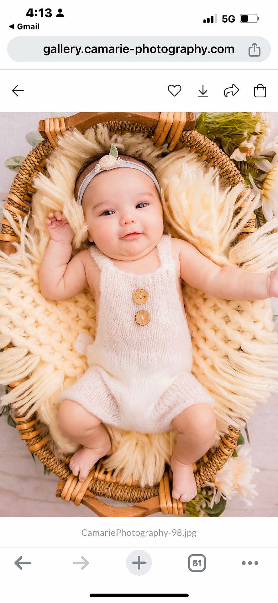 Sophia is registered to the contest to win money with this photo: accessories, baby, basket, bonnet, clothing, crib, face, furniture, hat, head, infantbed, jewelry, necklace, newborn, person, photography, portrait, sleeping, text, toy