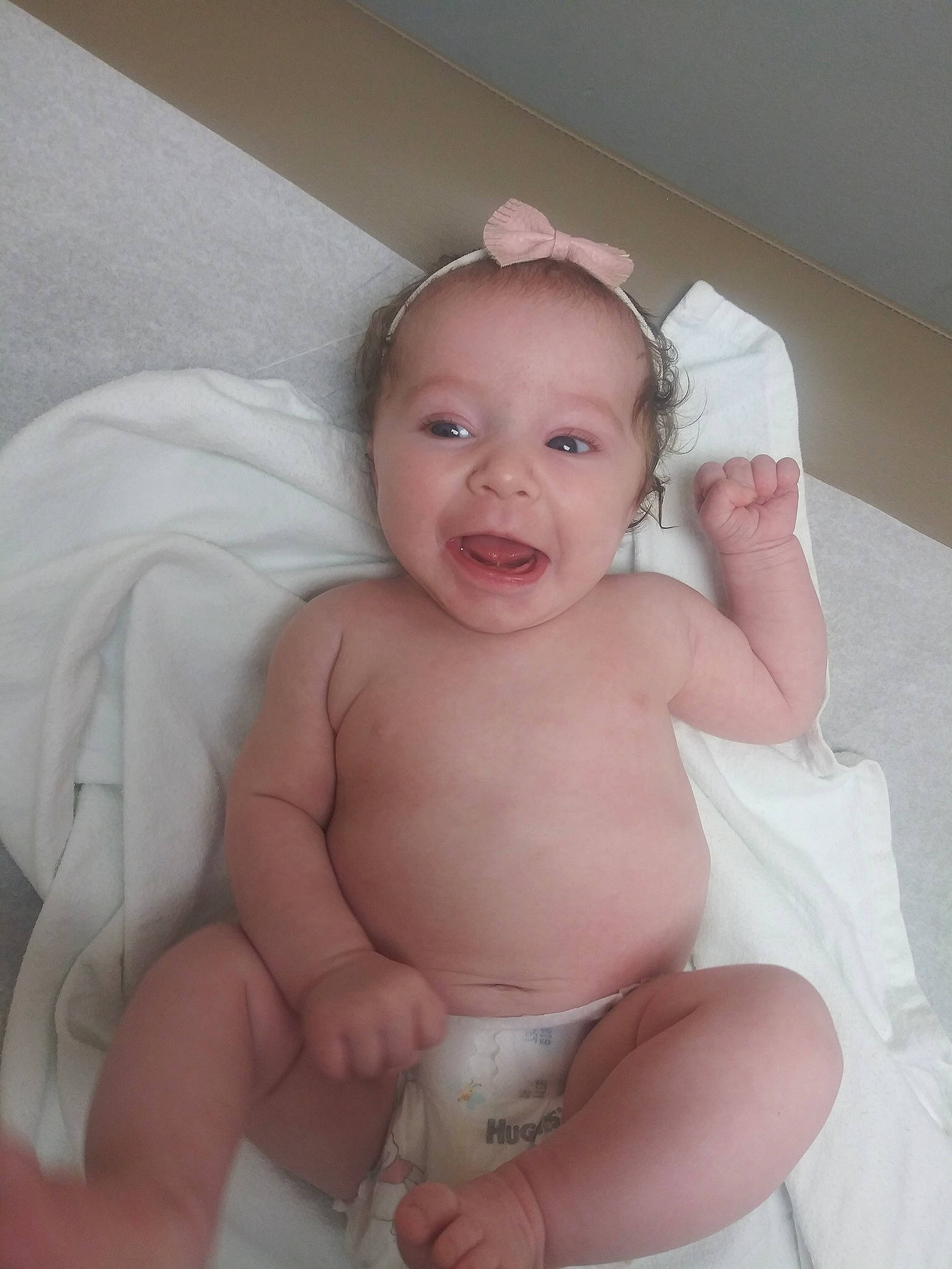 Kaydence joined the competition — help win amazing prizes! baby, cheek, chest, chin, comfort, eye, eyebrow, face, finger, head, iris, jaw, leg, lip, mouth, neck, nose, person, skin, smile