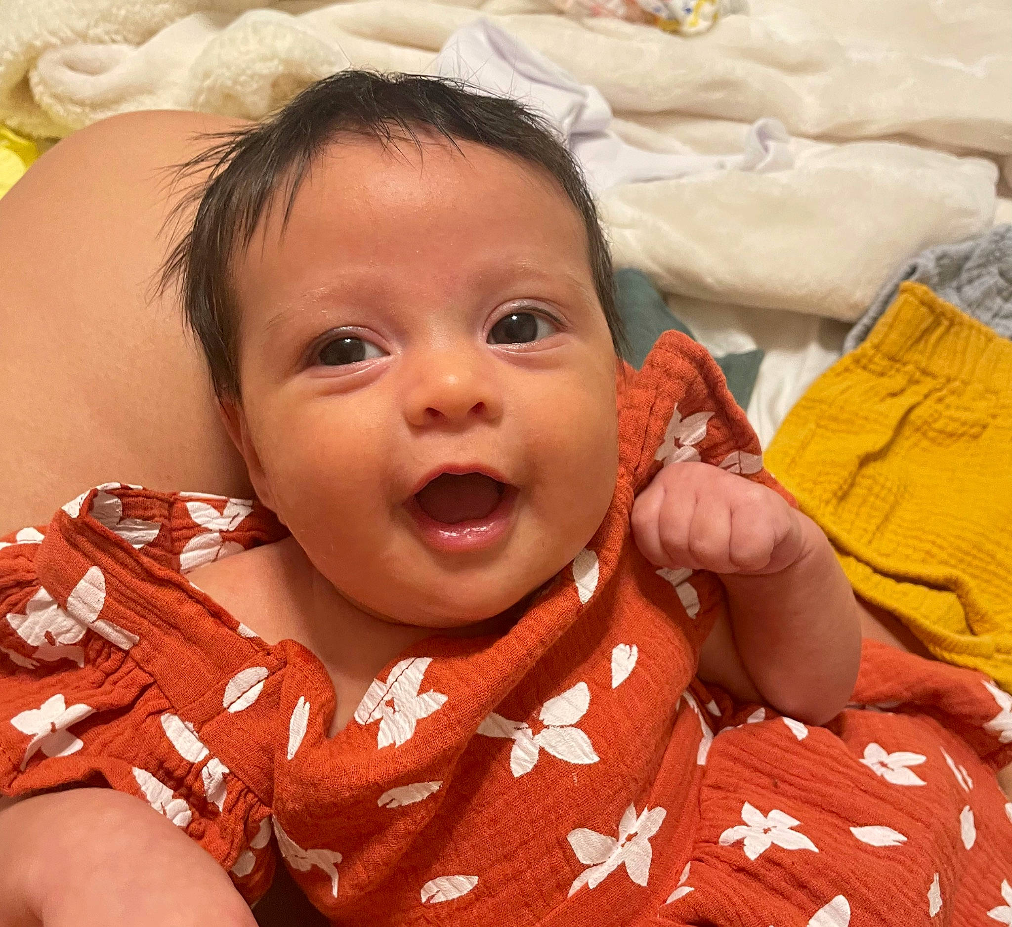 Jasmine joined the competition — help win amazing prizes! baby, cheek, chin, comfort, eye, eyebrow, hairstyle, happy, head, human, iris, lip, mouth, neck, nose, person, product, skin, sleeve, smile