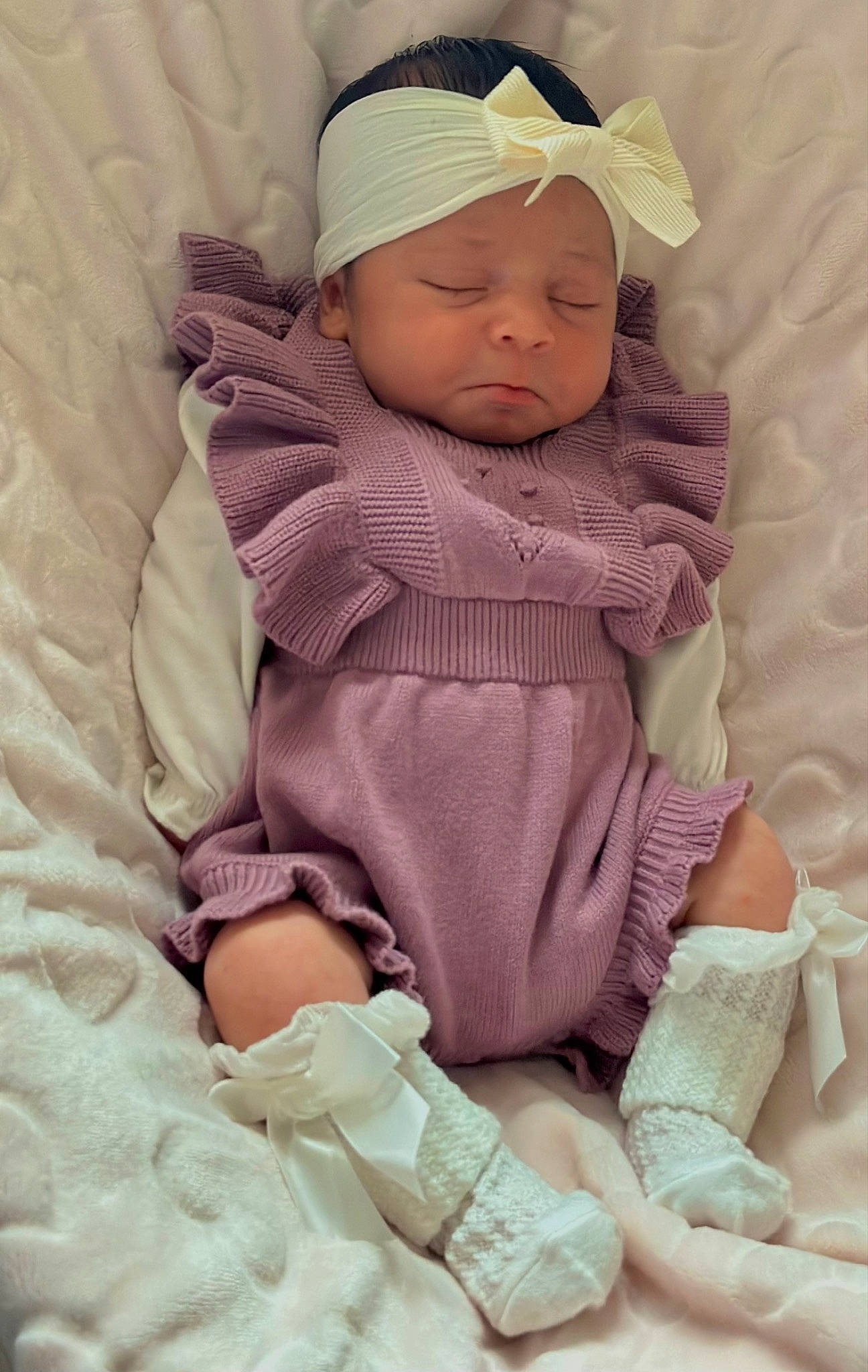 Valentina joined the competition — help win amazing prizes! baby, baby_products, baby_sleeping, baby_toddler_clothing, cap, cheek, child, collar, comfort, face, fashion_accessory, headgear, headwear, linens, outerwear, person, pink, sitting, skin, sleeve