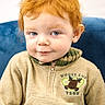 Jason joined the competition — help win amazing prizes! toddler, child, red_hair, blue_eyes, smile, sweater, cozy, portrait, indoor, cute, face, person, clothing, young_child, seated, expression, warm, casual, cute_expression, background
