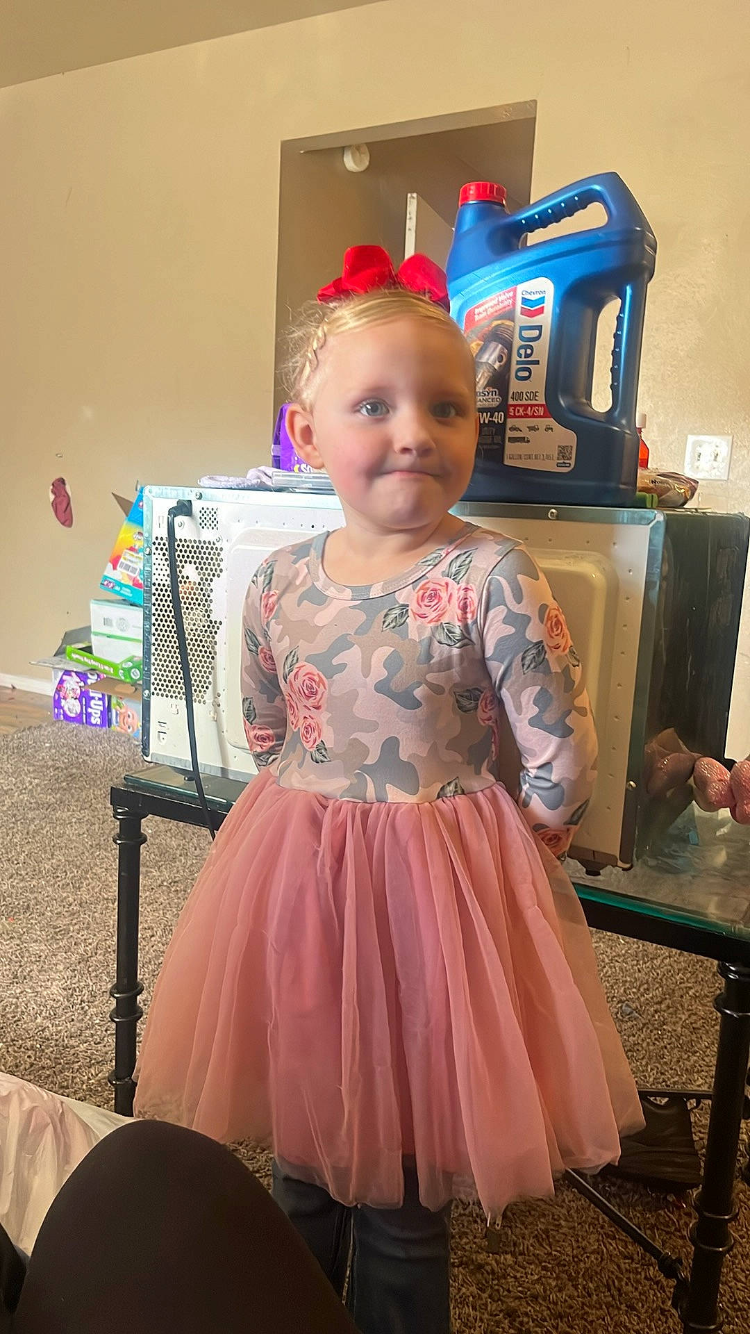 Wynter is registered to the contest to win money with this photo: baby, baby_toddler_clothing, cabinetry, chair, child, costume, day_dress, dress, event, fashion_design, fun, hat, joy, magenta, party, person, pink, room, ruffle, sitting