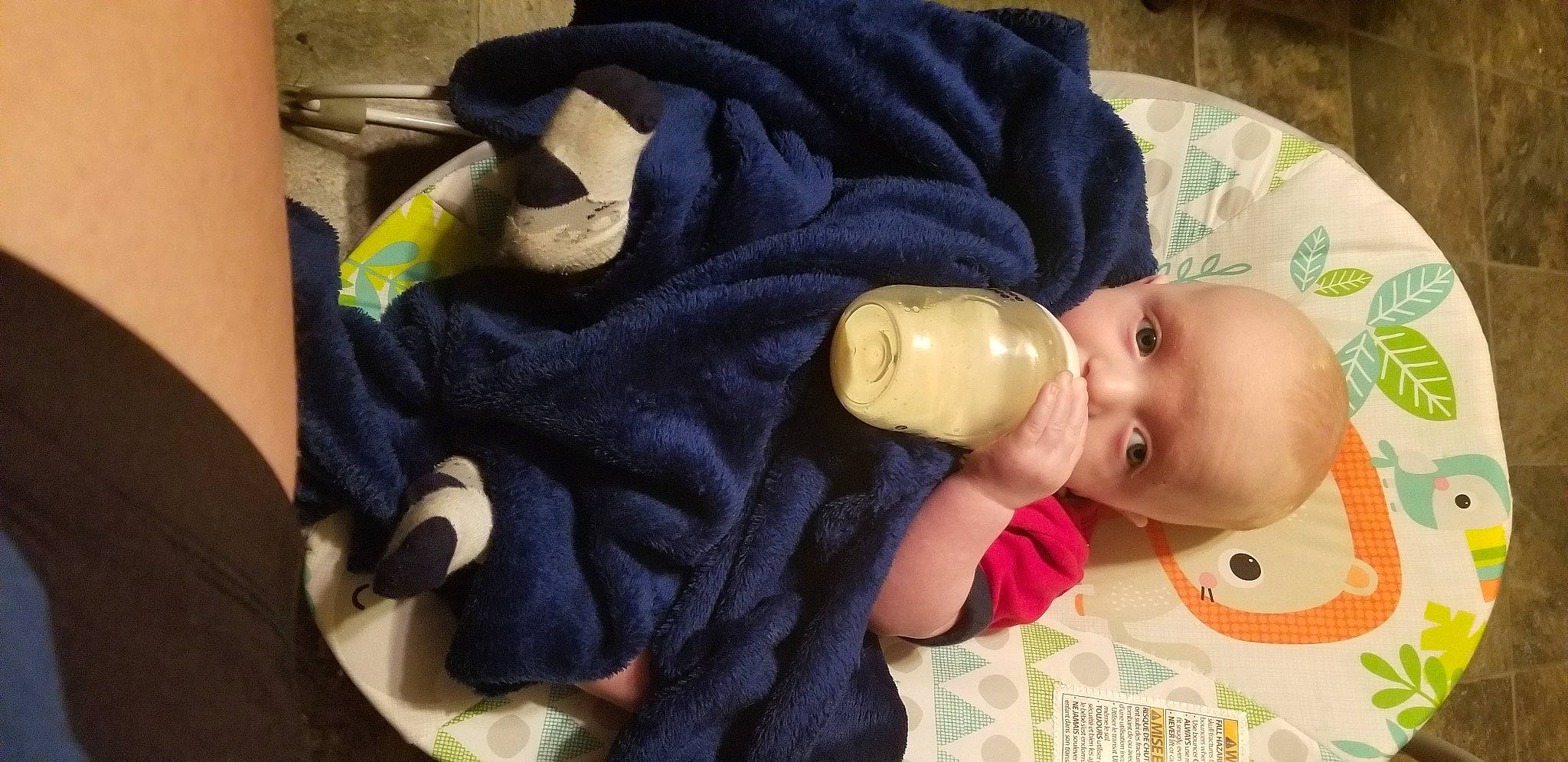 Spencer is registered to the contest to win money with this photo: baby, baby_products, baby_safety, baby_toddler_clothing, baby_toys, cheek, child, comfort, drinkware, finger, hand, mammal, nail, person, product, sitting, skin, textile, thumb, toddler