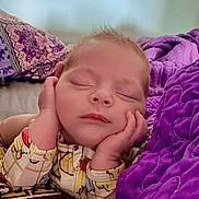 Oliver joined the competition — help win amazing prizes! baby, sleeping, hands, face, blanket, purple, cozy, peaceful, infant, soft_lighting, portrait, cute, child, resting, clothing, indoors, comfort, relaxation, closeup, young