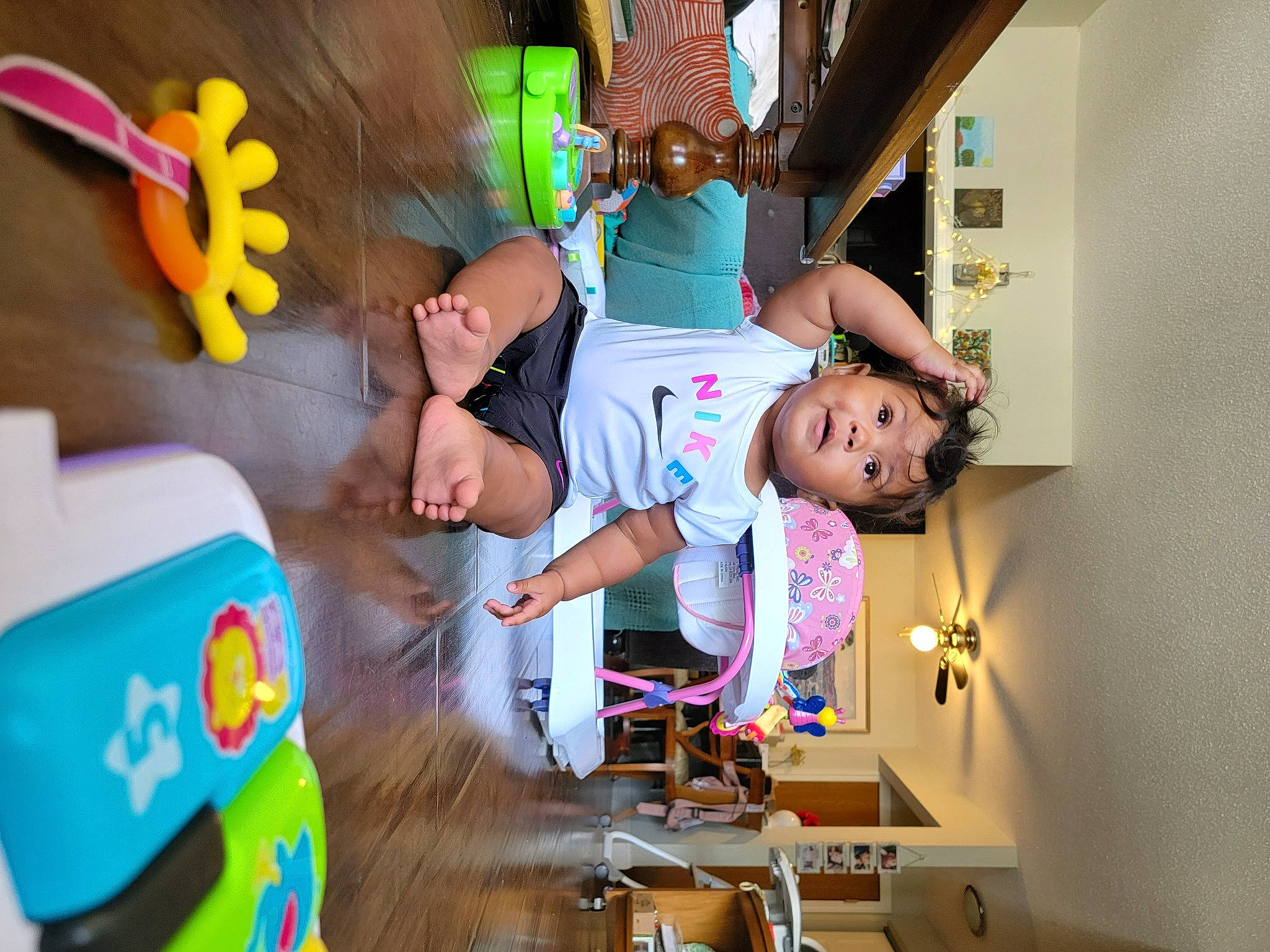 Margot joined the competition — help win amazing prizes! arm, baby, building, child, event, fun, green, happy, house, leisure, party, party_supply, person, play, purple, room, snapshot, t_shirt, toddler, toy