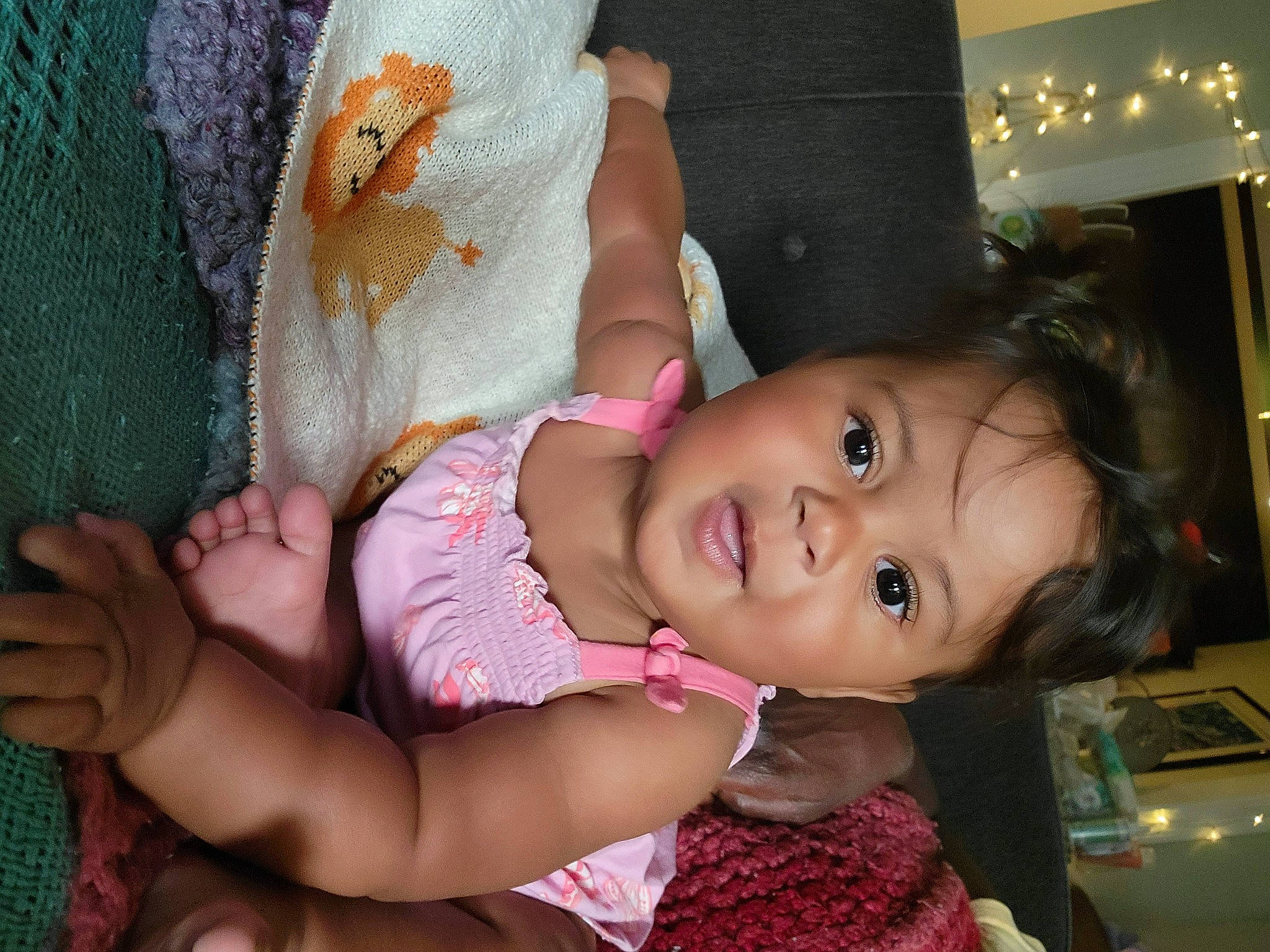 Margot joined the competition — help win amazing prizes! arm, baby, baby_toddler_clothing, beauty, cheek, child, eyelash, finger, fun, gesture, happy, human_body, iris, lip, mouth, nose, person, pink, skin, smile