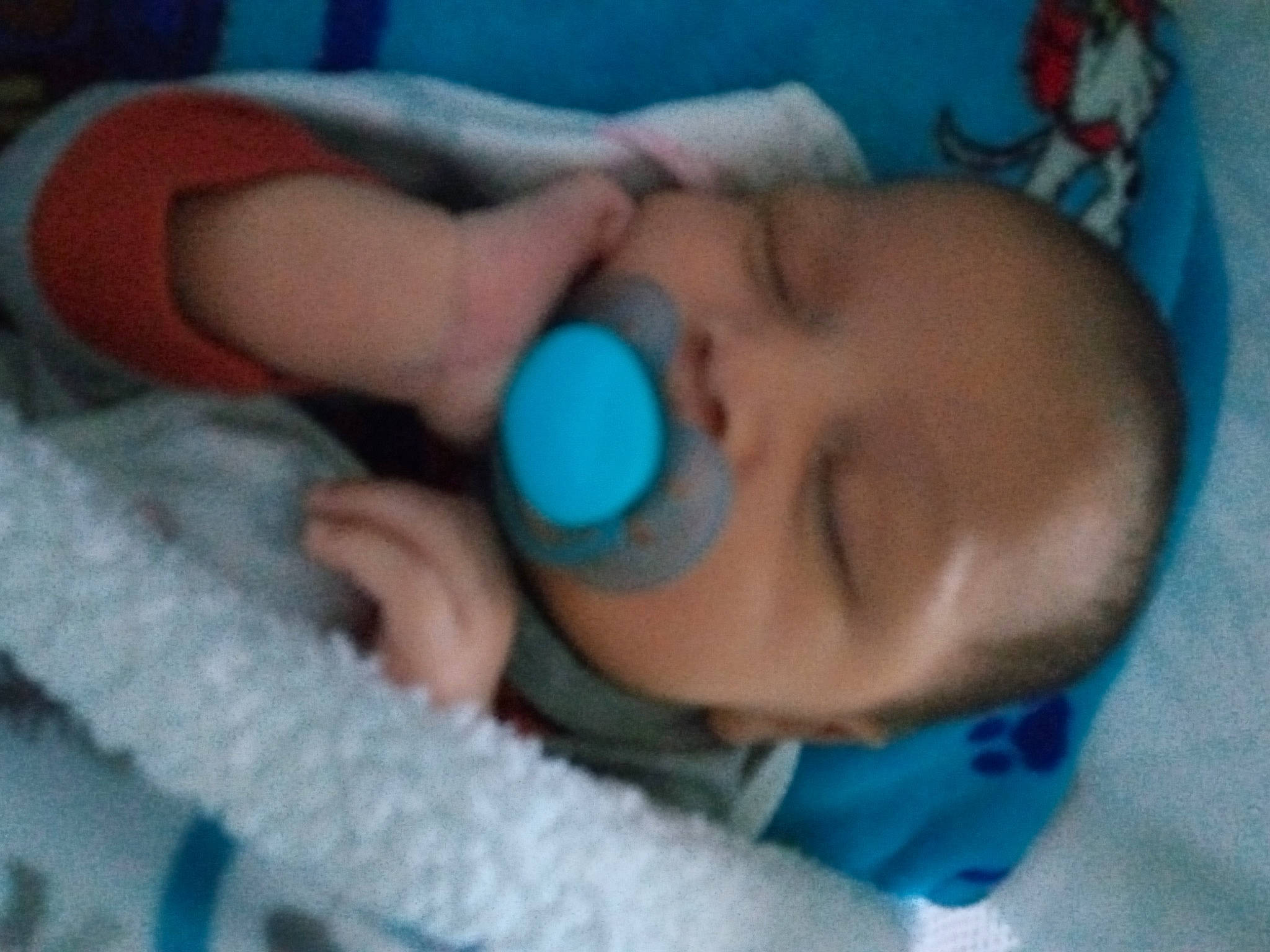 Jaxon Hood joined the competition — help win amazing prizes! azure, baby, baby_products, baby_sleeping, baby_toddler_clothing, cheek, child, comfort, electric_blue, hand, iris, linens, mouth, nail, nose, person, product, skin, textile, thumb