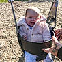 Olivia Jeanmarie joined the competition — help win amazing prizes! baby, child, swing, playground, park, sunlight, jacket, tattoo, hand, bench, grass, woodchips, smile, outdoor, person, clothing, happy, cute, young_child, playing
