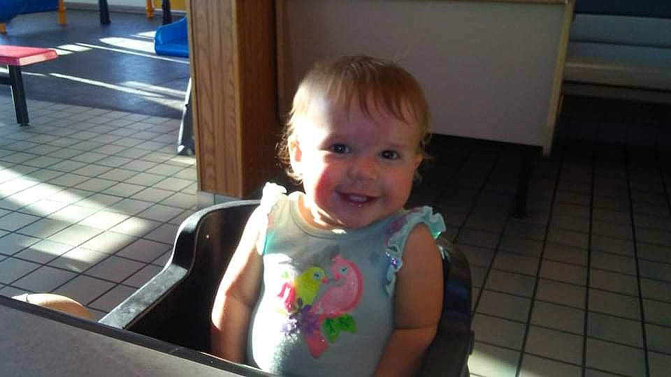 Lilly joined the competition — help win amazing prizes! baby, baby_toddler_clothing, blond, chair, cheek, child, event, flooring, fun, happy, iris, joy, leisure, nose, person, sitting, skin, smile, t_shirt, toddler