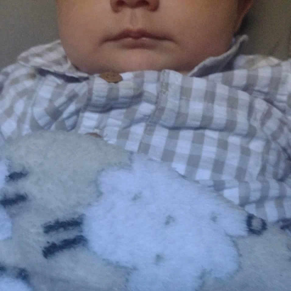 Frederick is registered to the contest to win money with this photo: animal, baby, blanket, cat, clothing, cushion, face, furniture, head, homedecor, newborn, person, pet, photography, portrait, quilt, selfie, shirt, sleeping, t_shirt
