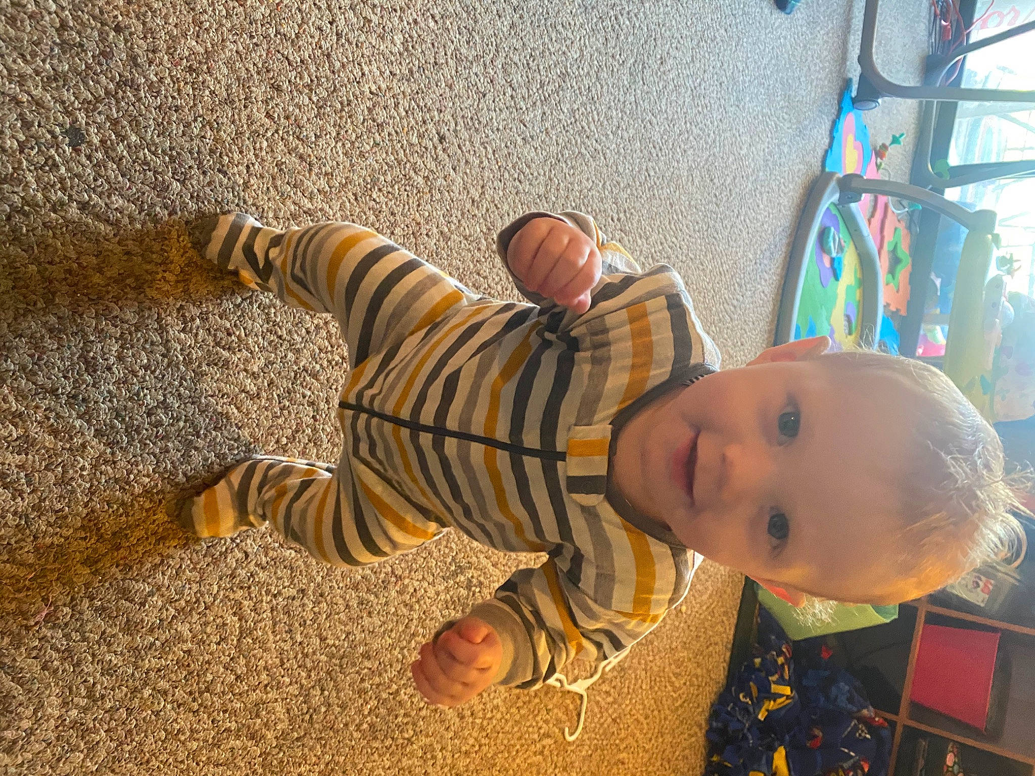 Elliott joined the competition — help win amazing prizes! baby, child, fun, joy, person, play, smile, toddler, vacation