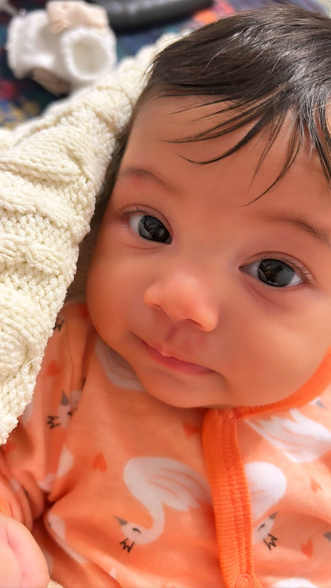 Janziely joined the competition — help win amazing prizes! baby, cheek, child, chin, eye, eyebrow, eyelash, facial_expression, happy, head, human, iris, lip, mammal, mouth, neck, nose, person, skin, toddler