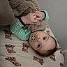 Sterling joined the competition — help win amazing prizes! baby, pacifier, blanket, crib, teddy_bear_pattern, pajamas, child, infant, sleeping_area, face, hands, soft_texture, cozy, cute, lying_down, bedtime, comfort, mesh_sides, nursery, rest