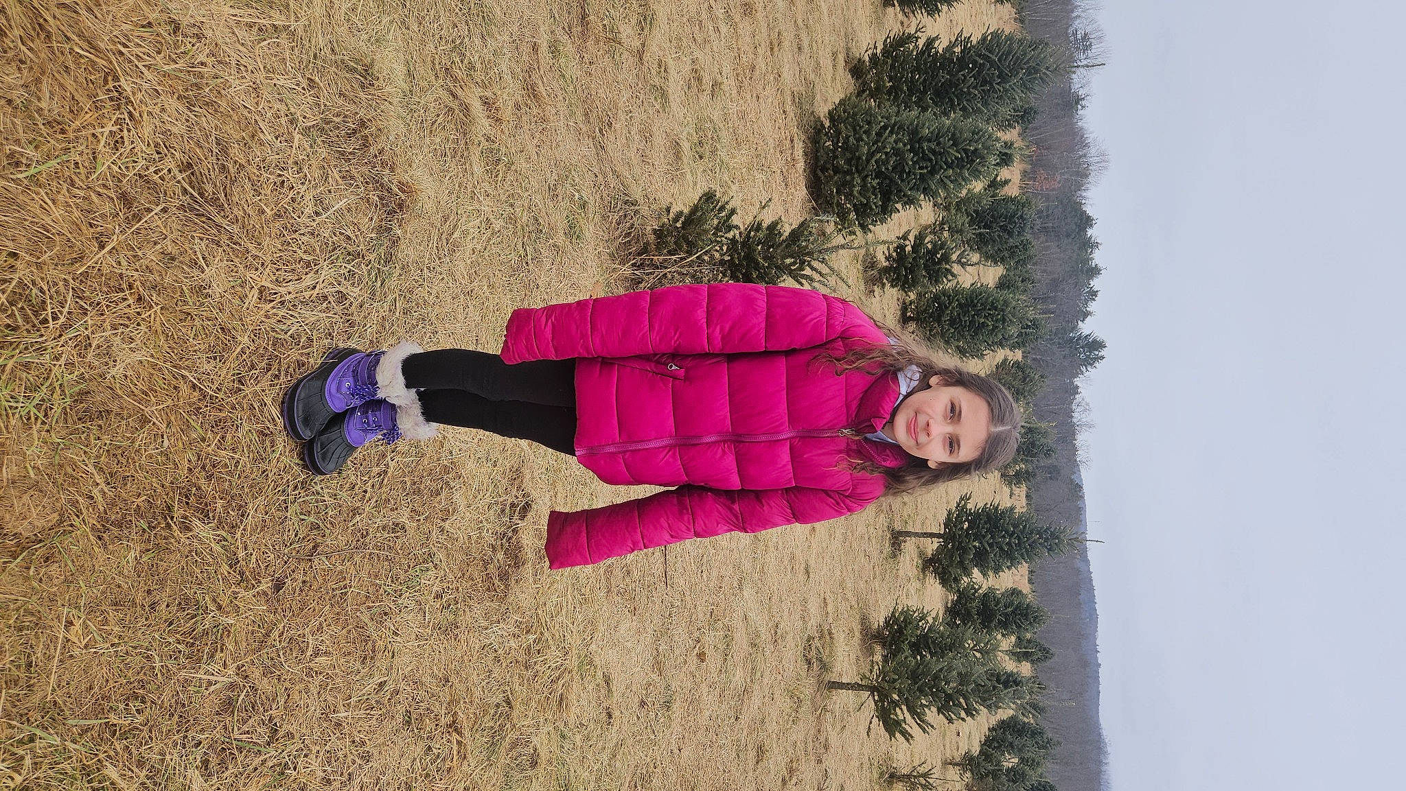 Juliana joined the competition — help win amazing prizes! fun, grass, happy, jacket, joy, landscape, leisure, magenta, people_in_nature, person, plant, sand, shadow, soil, tints_and_shades, toddler, tree, winter, wood