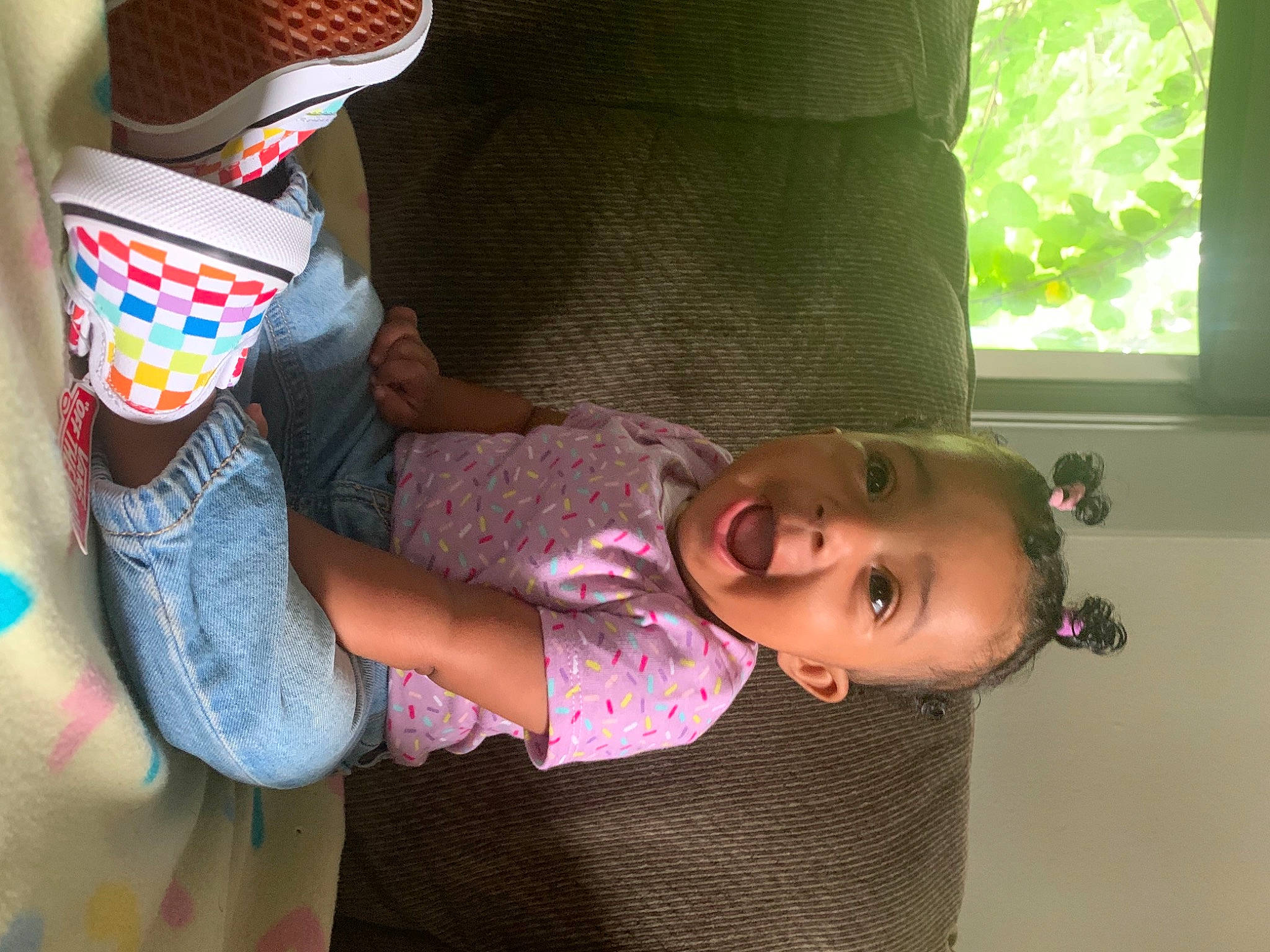 Harlee joined the competition — help win amazing prizes! arm, baby, baby_toddler_clothing, cap, cheek, child, eyewear, finger, fun, happy, hat, human_leg, joint, leg, leisure, person, skin, sock, thigh, toddler