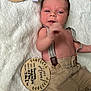 Dawson joined the competition — help win amazing prizes! accessories, animal, baby, badge, bodypart, canine, clothing, dog, face, finger, furniture, hand, head, logo, newborn, pants, person, pet, photography, portrait