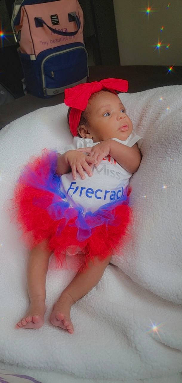 Alora is registered to the contest to win money with this photo: baby, baby_products, baby_toddler_clothing, ballet_tutu, barefoot, baseball_cap, cap, child, electric_blue, fashion_accessory, fun, happy, hat, human_leg, magenta, person, pink, product, sitting, thigh