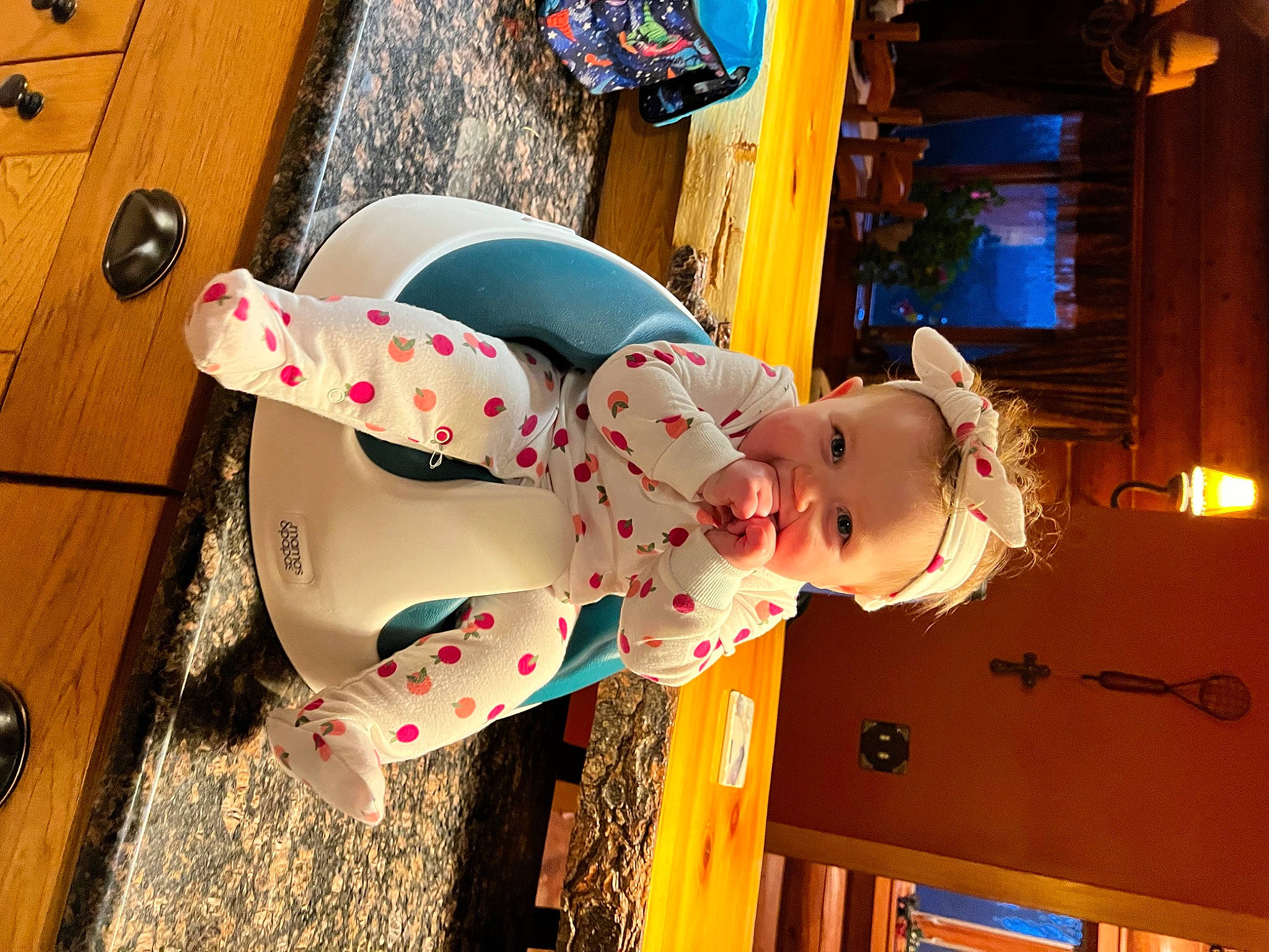 Savannah is registered to the contest to win money with this photo: art, baby, carmine, child, costume, fun, happy, hardwood, leisure, pattern, person, room, toddler, wood