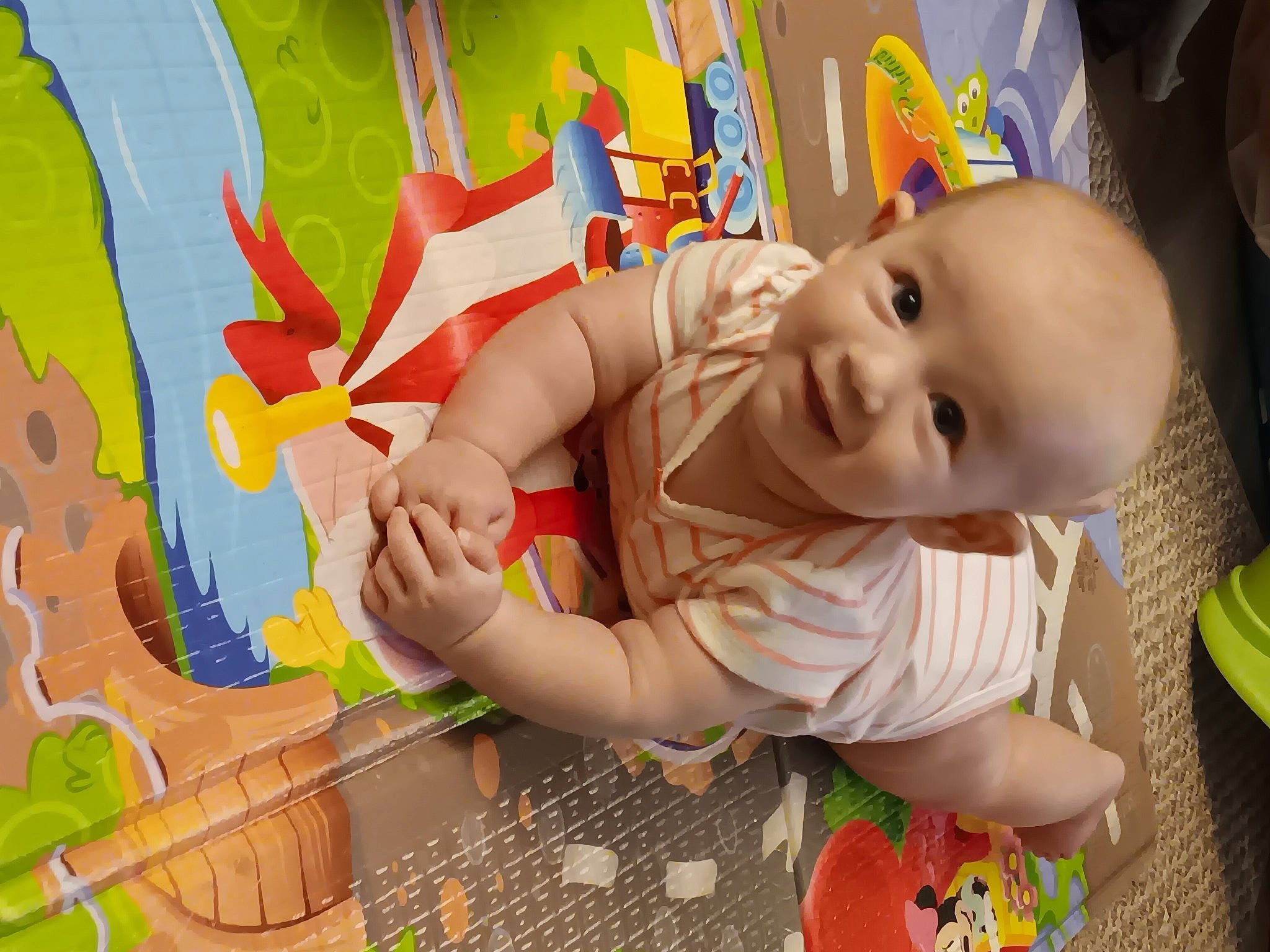 Luna is registered to the contest to win money with this photo: art, baby, baby_products, baby_toddler_clothing, baby_toys, cheek, child, fun, grass, green, happy, joy, leisure, person, play, room, smile, summer, toddler, toy