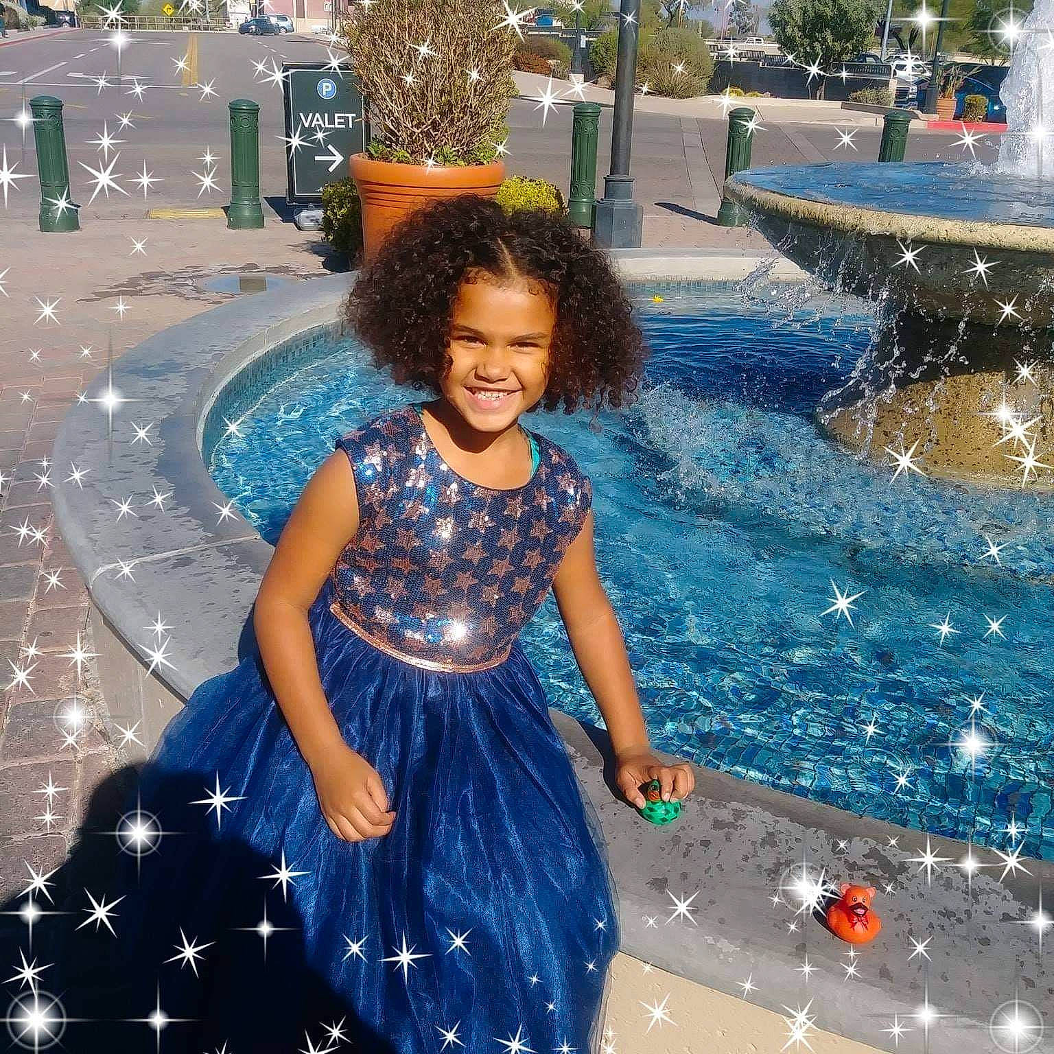 Treasure joined the competition — help win amazing prizes! beauty, blue, child, cool, dress, fashion, fun, happy, human, joy, lady, leisure, long_hair, person, photography, shoulder, smile, toddler, vacation, waist