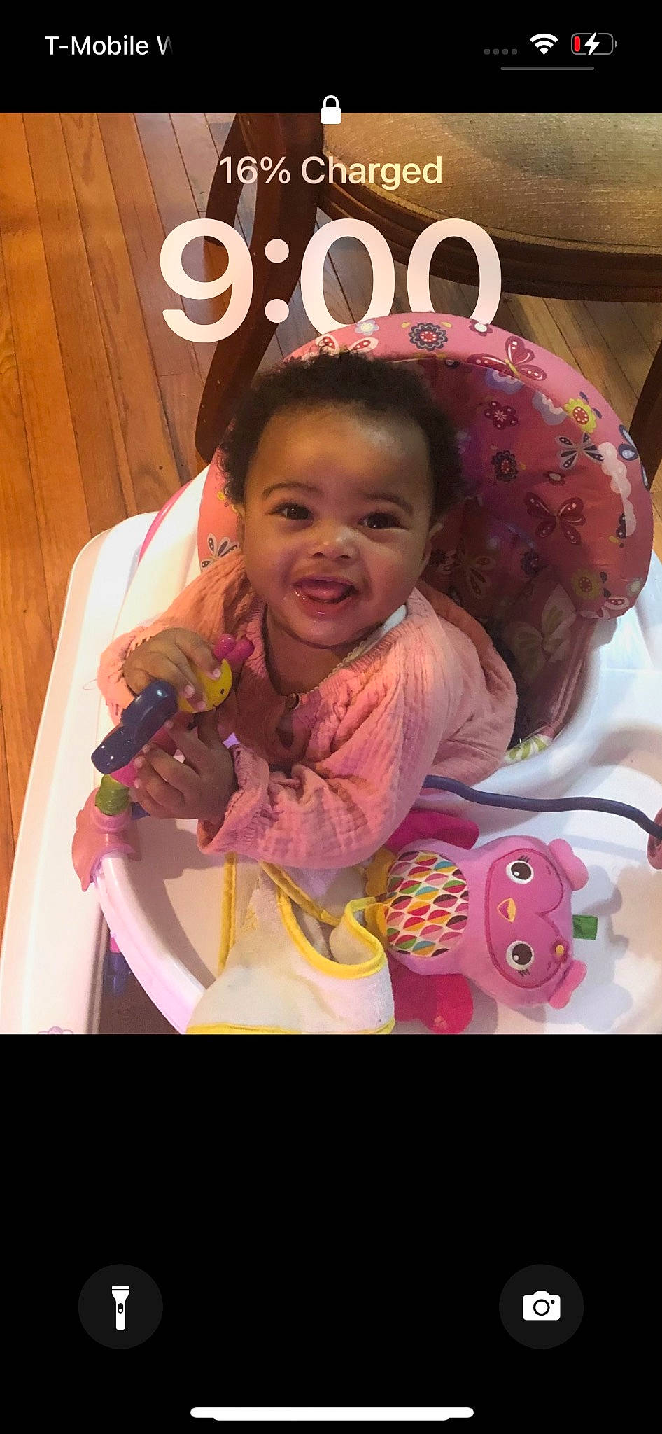 Brooklyn joined the competition — help win amazing prizes! baby, baby_products, baby_toddler_clothing, chair, cheek, child, event, fun, happy, laugh, magenta, mouth, person, pink, room, smile, sweetness, textile, toddler, toy