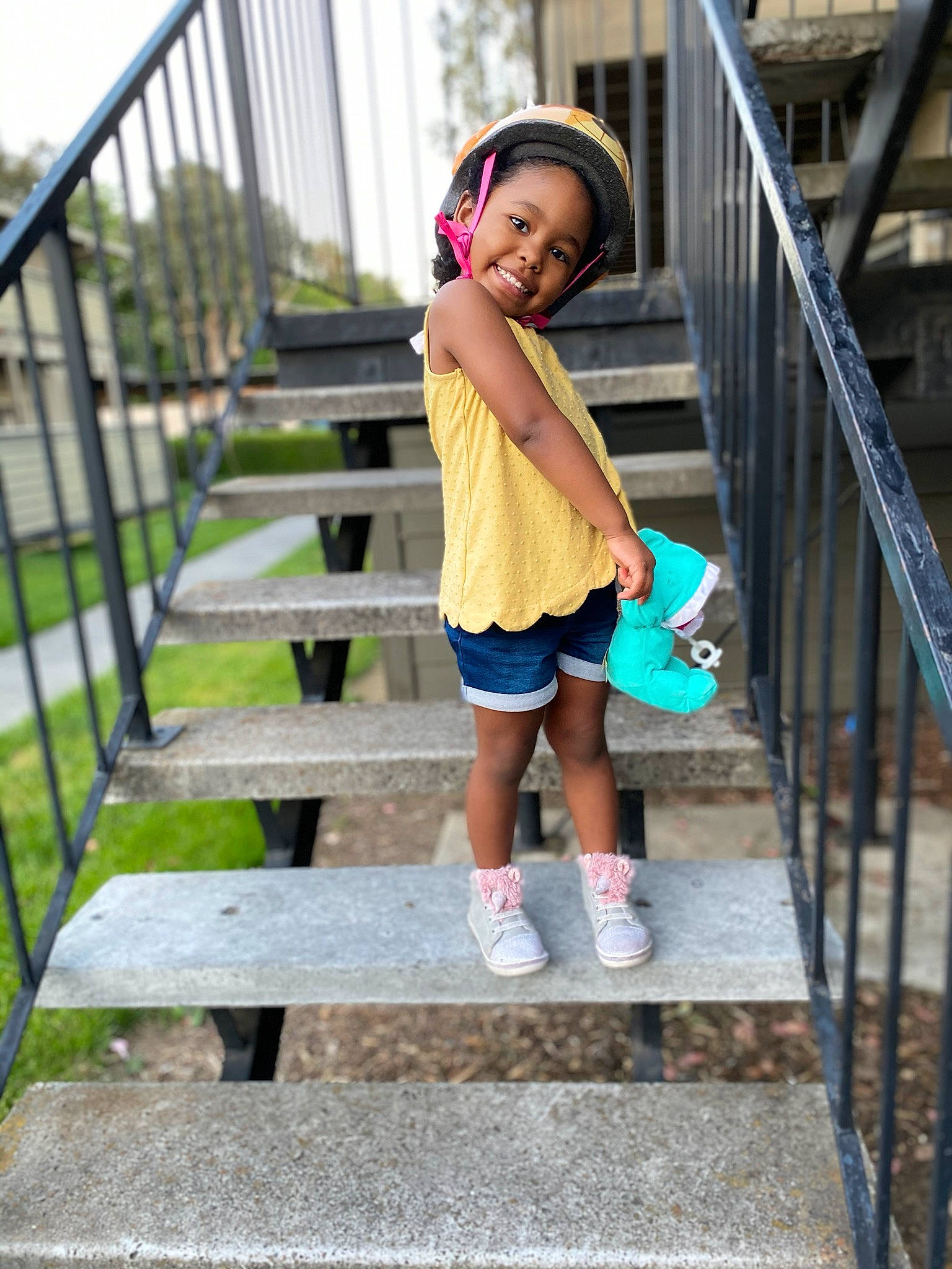 Aniya joined the competition — help win amazing prizes! beauty, child, fun, joy, leisure, person, photography, pink, play, playground, smile, snapshot, toddler, vacation