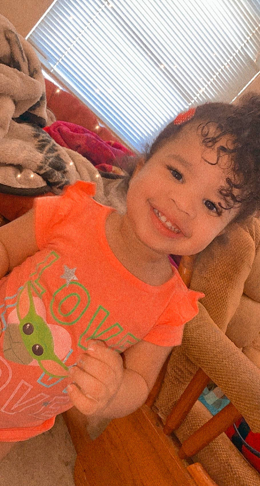 Maliyah joined the competition — help win amazing prizes! cheek, chin, ear, eye, facial_expression, finger, hairstyle, hand, happy, head, human_body, iris, joy, lip, mouth, neck, nose, person, pink, skin