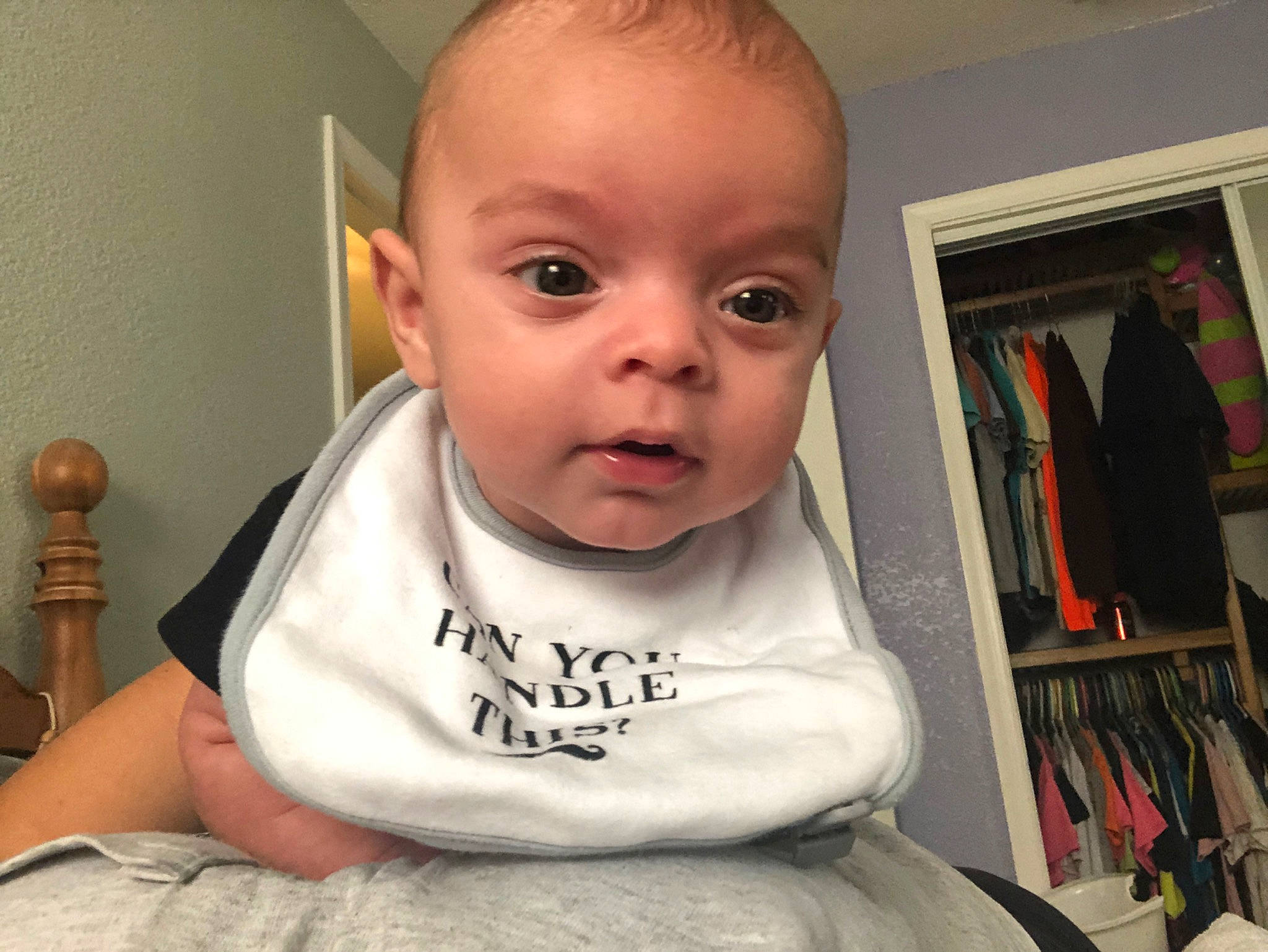 Carson joined the competition — help win amazing prizes! arm, baby, buzz_cut, cheek, child, chin, cool, eye, eyebrow, face, facial_expression, forehead, hair, hairstyle, head, lip, nose, person, product, skin