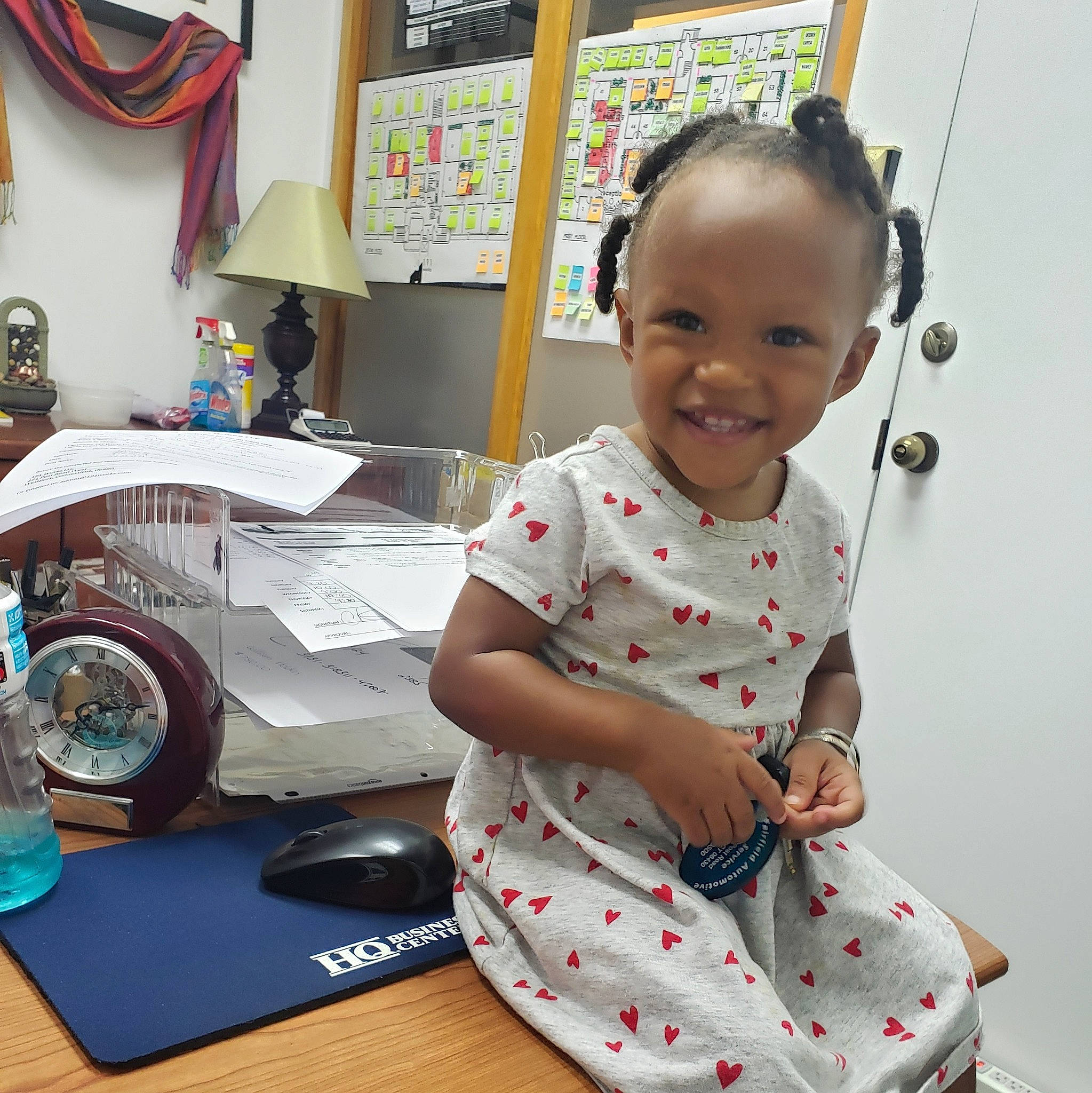 Kailynn is registered to the contest to win money with this photo: adaptation, arm, baby, child, ear, joy, learning, neck, person, play, room, sewing_machine, sitting, smile, toddler