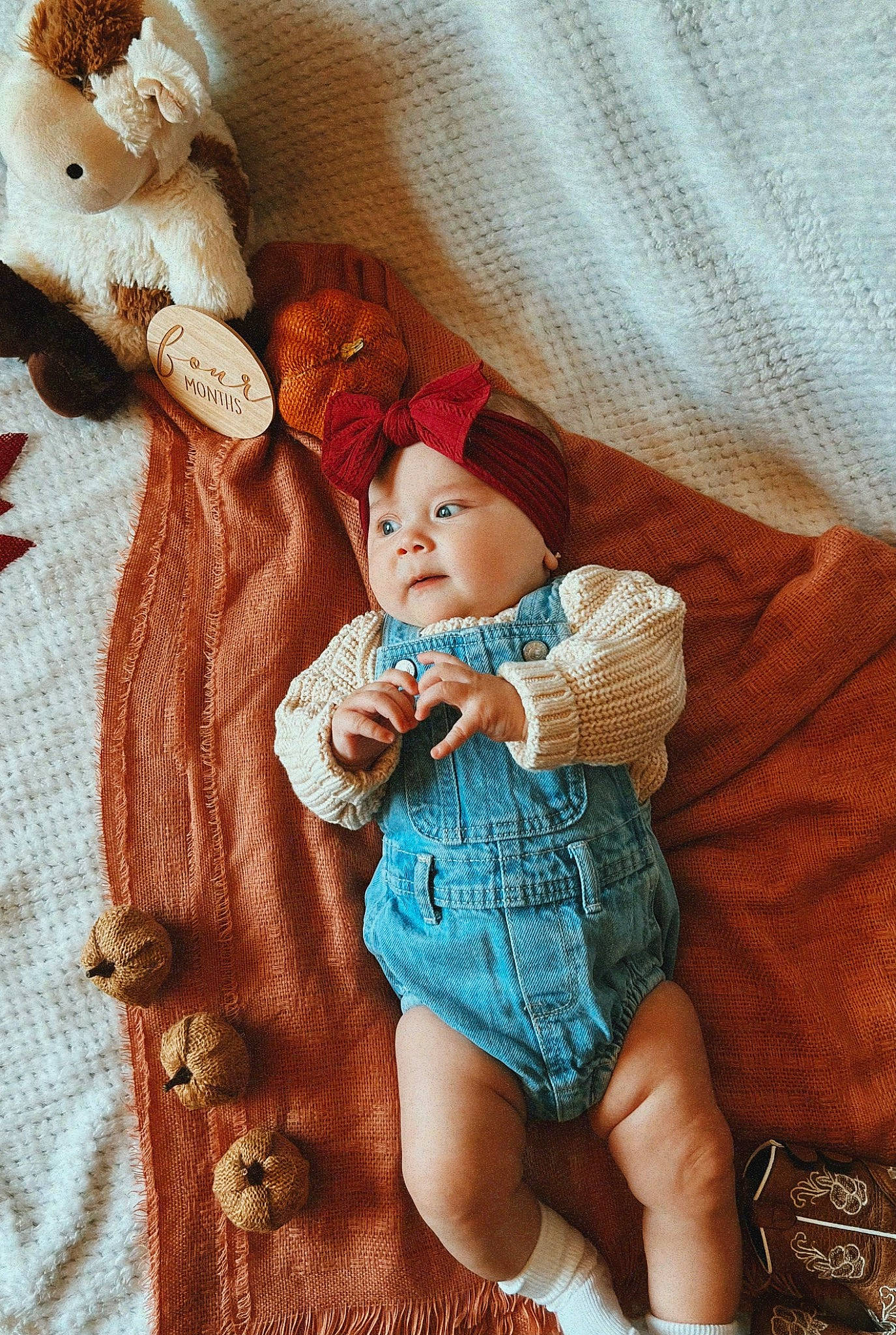 Wren joined the competition — help win amazing prizes! abdomen, baby, baby_toddler_clothing, child, comfort, doll, fawn, fur, headgear, headwear, linens, pattern, peach, person, skin, sleeve, stuffed_toy, textile, toy, trunk