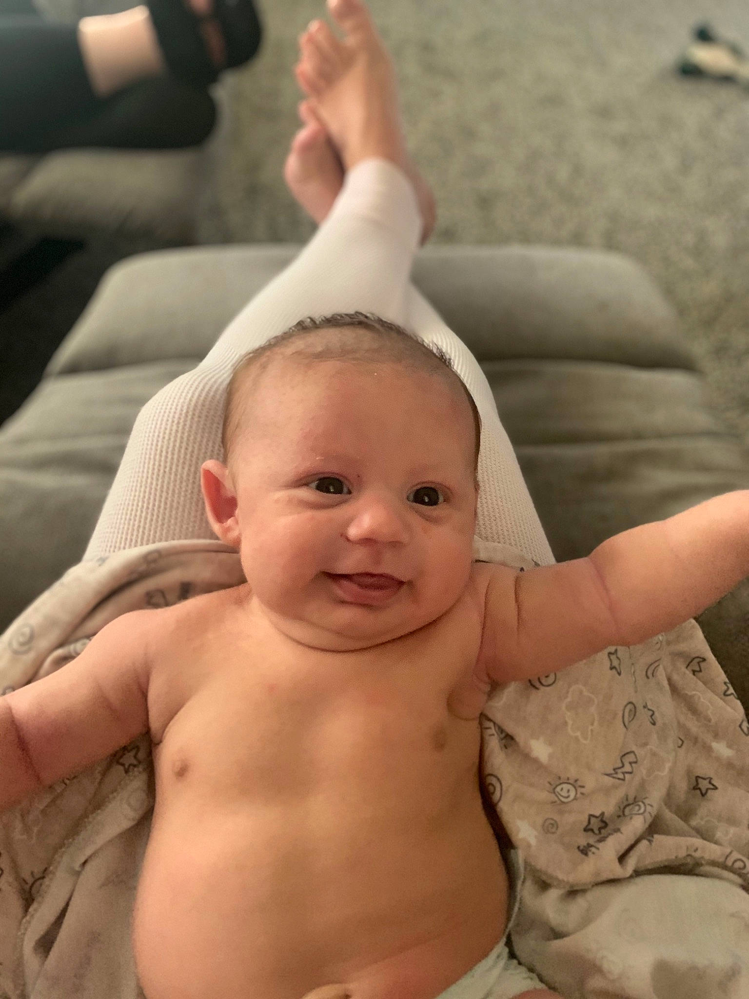 Ash joined the competition — help win amazing prizes! arm, baby, cheek, chest, child, ear, eye, eyebrow, face, finger, forehead, hand, head, human_body, leg, mouth, muscle, neck, person, skin