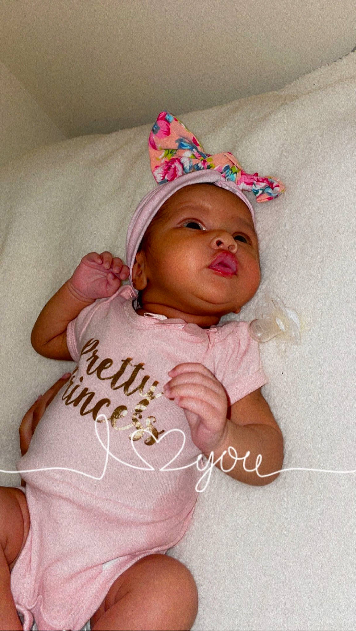 Nayeli is registered to the contest to win money with this photo: baby, baby_sleeping, baby_toddler_clothing, chin, comfort, eye, eyebrow, face, happy, head, headgear, human_body, lip, mouth, neck, nose, person, pink, skin, sleeve