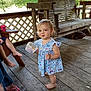 architecture, building, child, clothing, deck, face, female, footwear, girl, hardwood, head, house, housing, person, photography, porch, portrait, sandal, shoe, wood