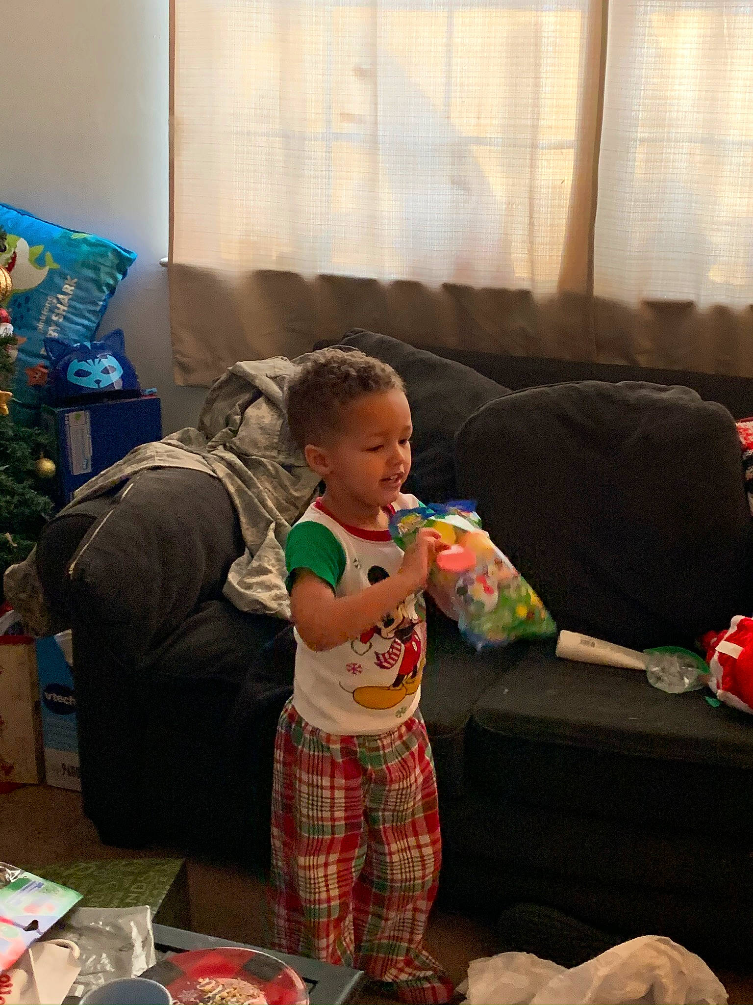 Connor joined the competition — help win amazing prizes! baby, child, holiday, person, play, room, toddler